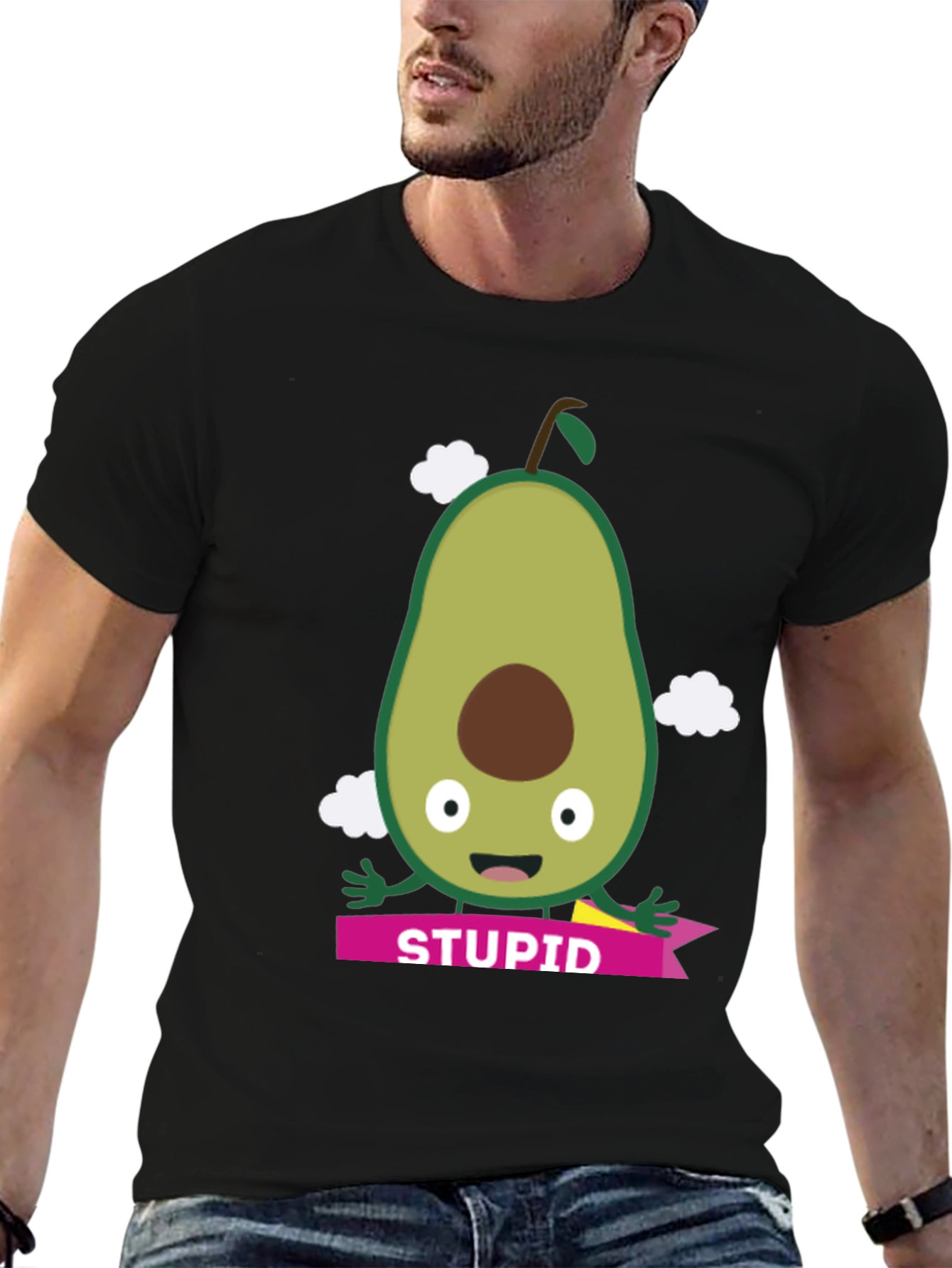Avocado Graphic Tee - STUPID Pun T-Shirt