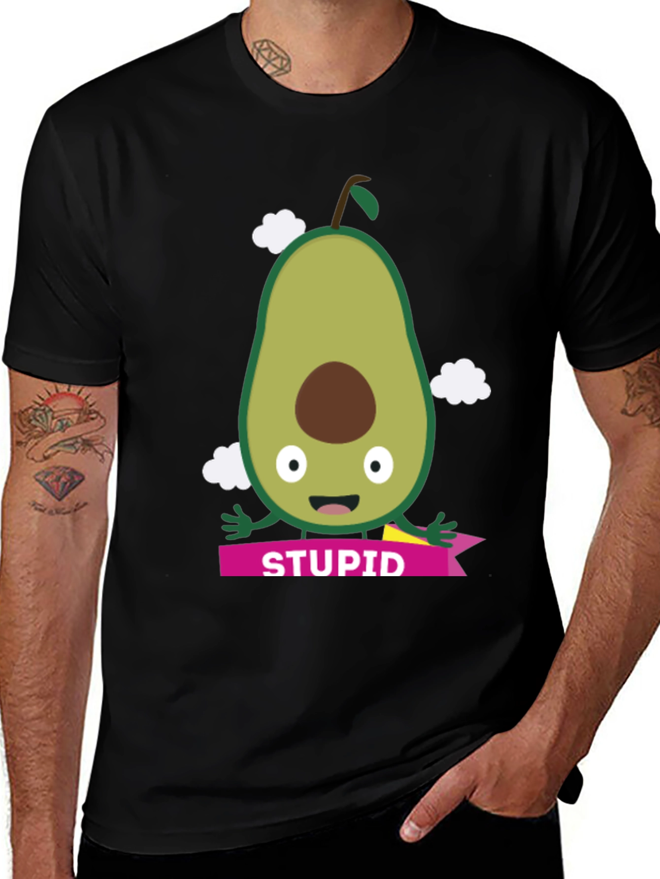 Avocado Graphic Tee - STUPID Pun T-Shirt