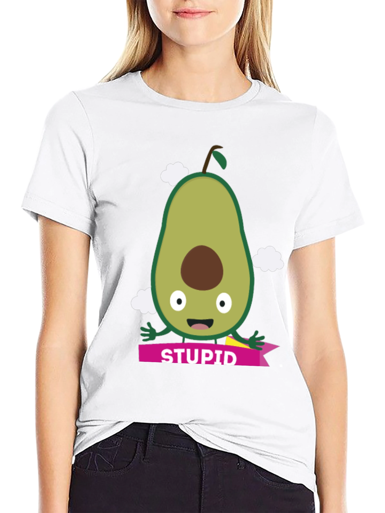 Avocado Graphic Tee - STUPID Pun T-Shirt