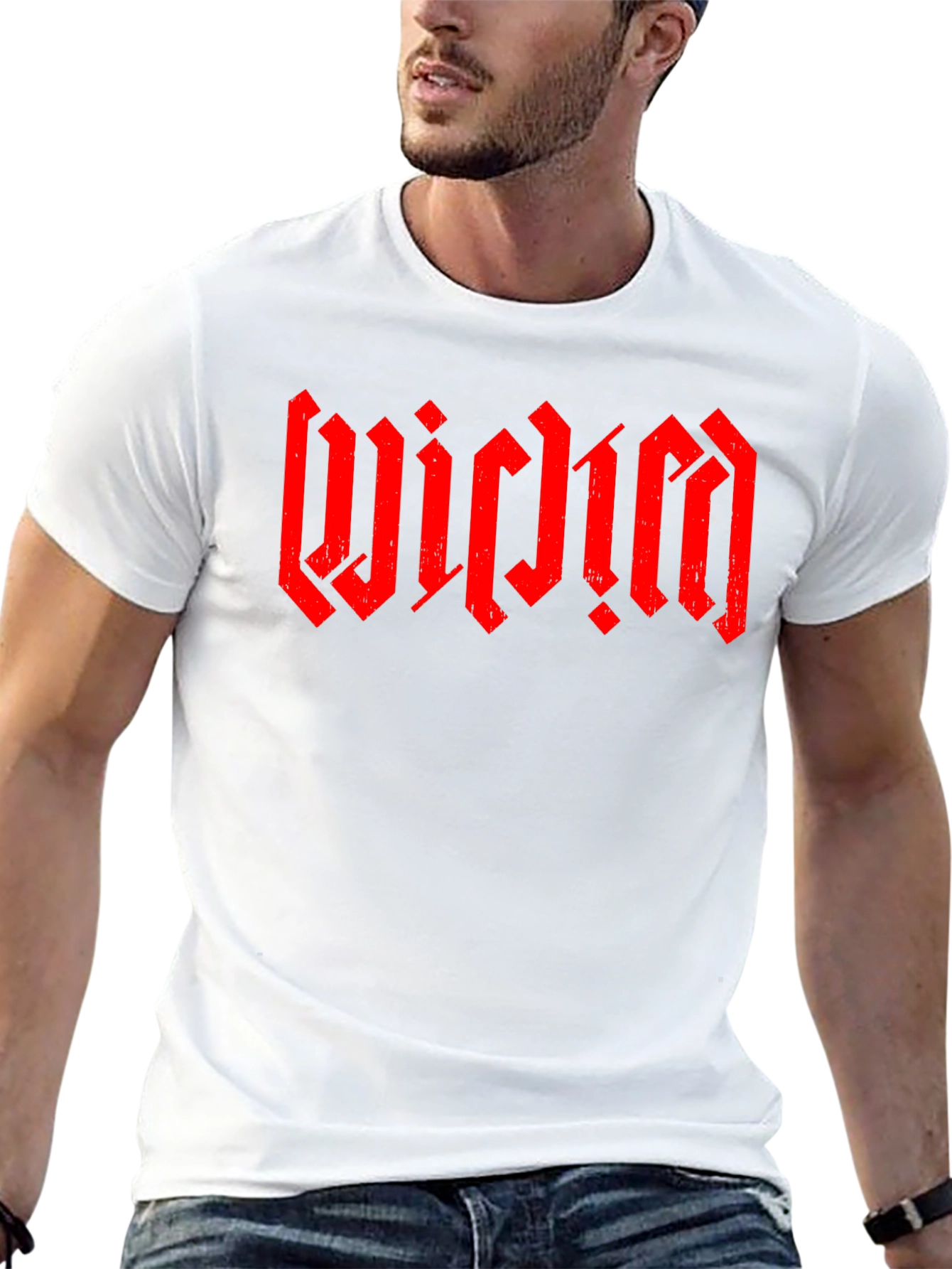 WICIDM Gothic Font Black T-Shirt