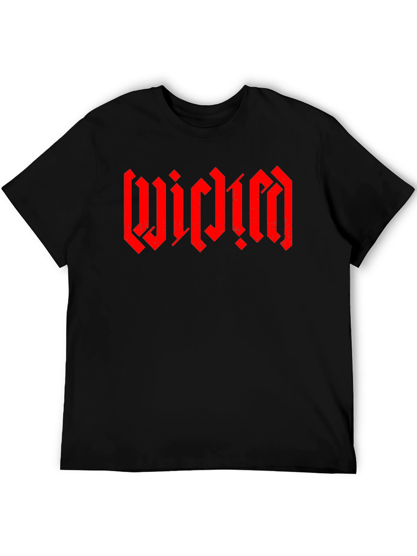 WICIDM Gothic Font Black T-Shirt