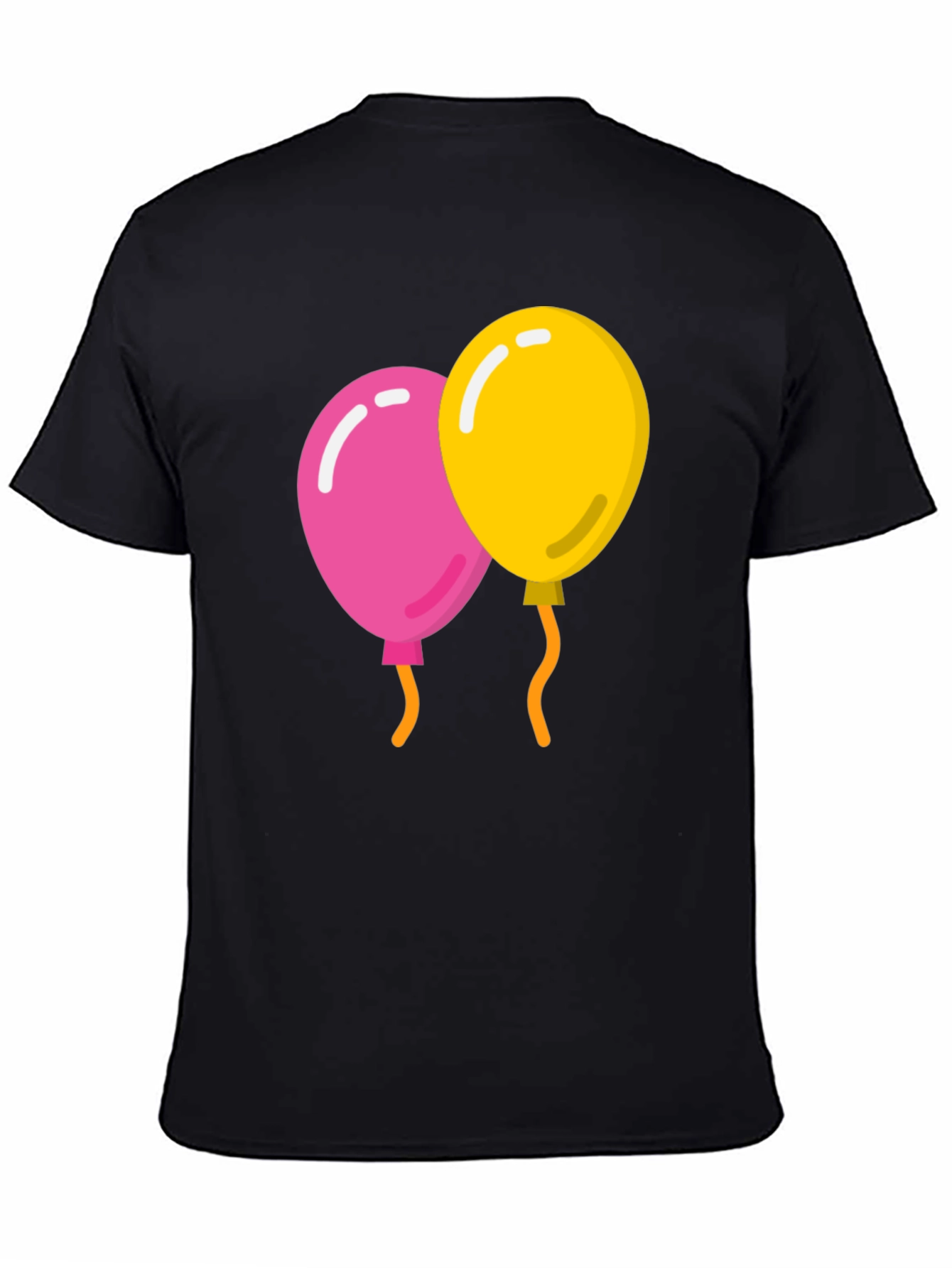 Balloons Graphic Tee - Mens Black T-Shirt