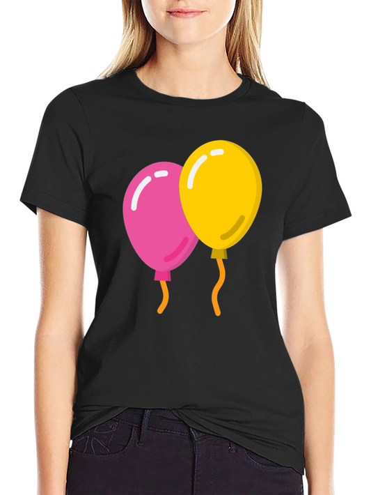 Balloons Graphic Tee - Mens Black T-Shirt