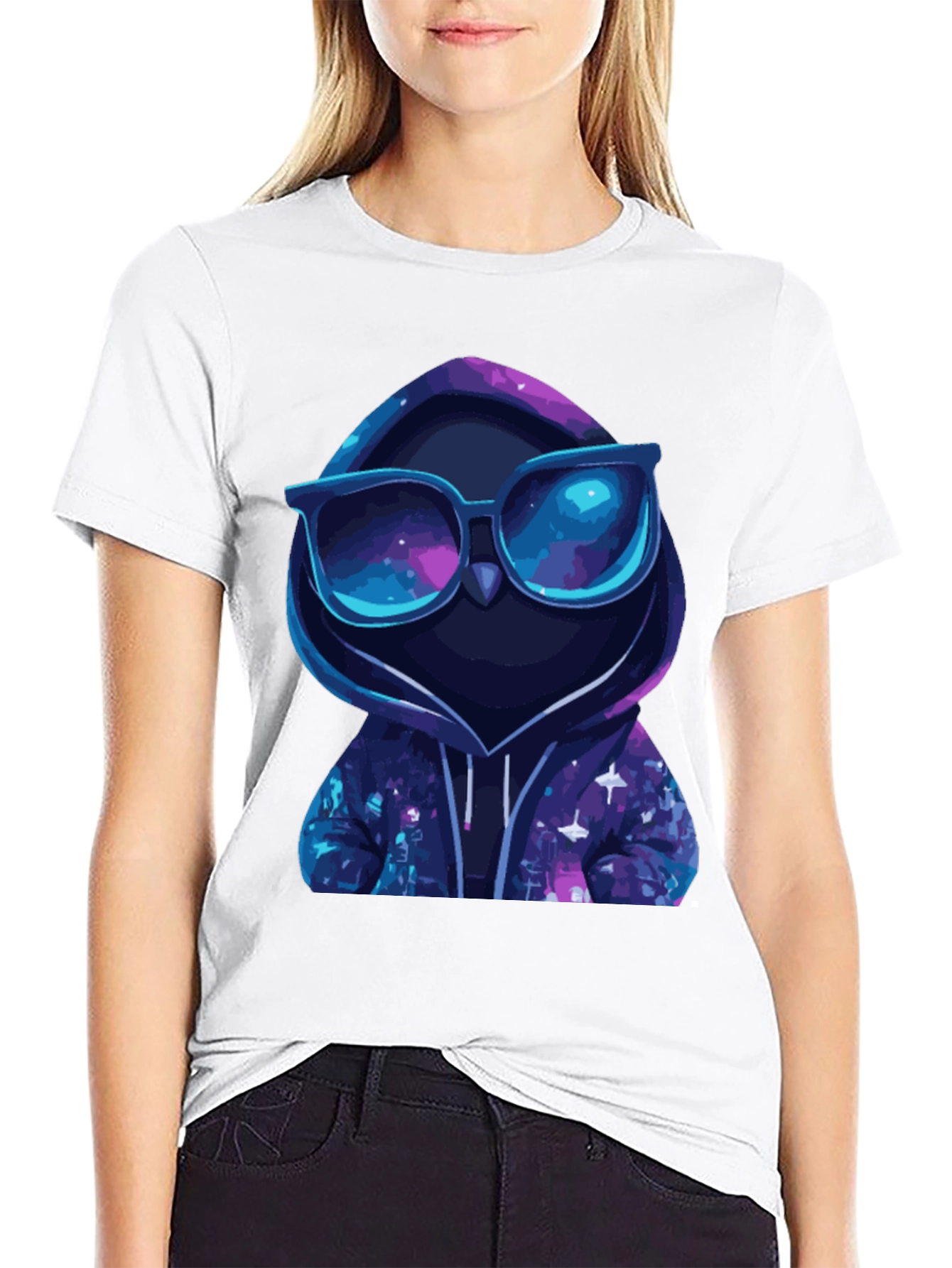 Cool Galaxy Owl T-Shirt - Trendy Graphic Tee