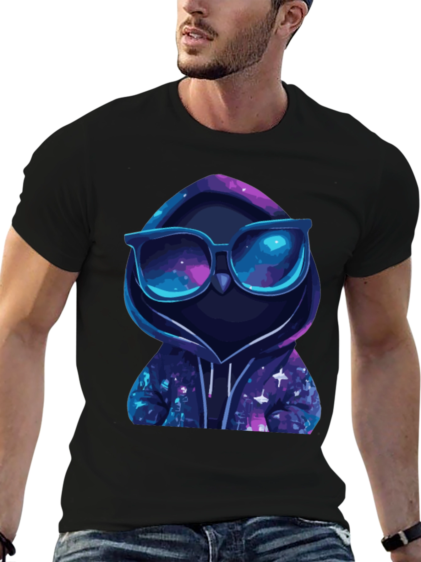 Cool Galaxy Owl T-Shirt - Trendy Graphic Tee