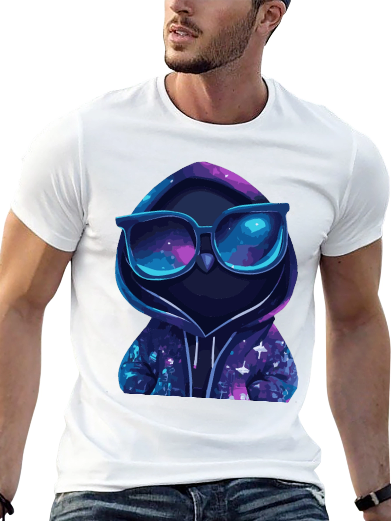 Cool Galaxy Owl T-Shirt - Trendy Graphic Tee