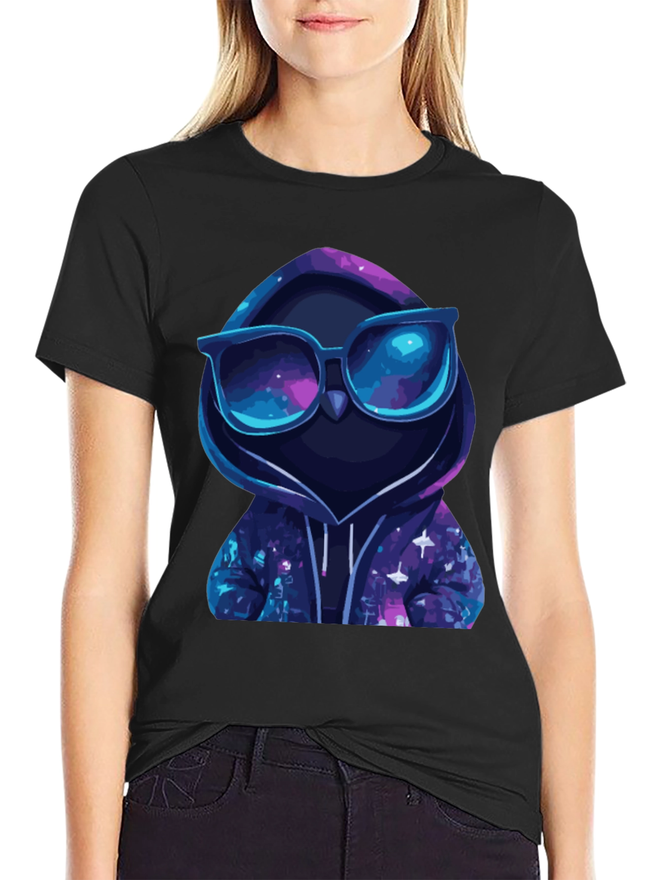 Cool Galaxy Owl T-Shirt - Trendy Graphic Tee