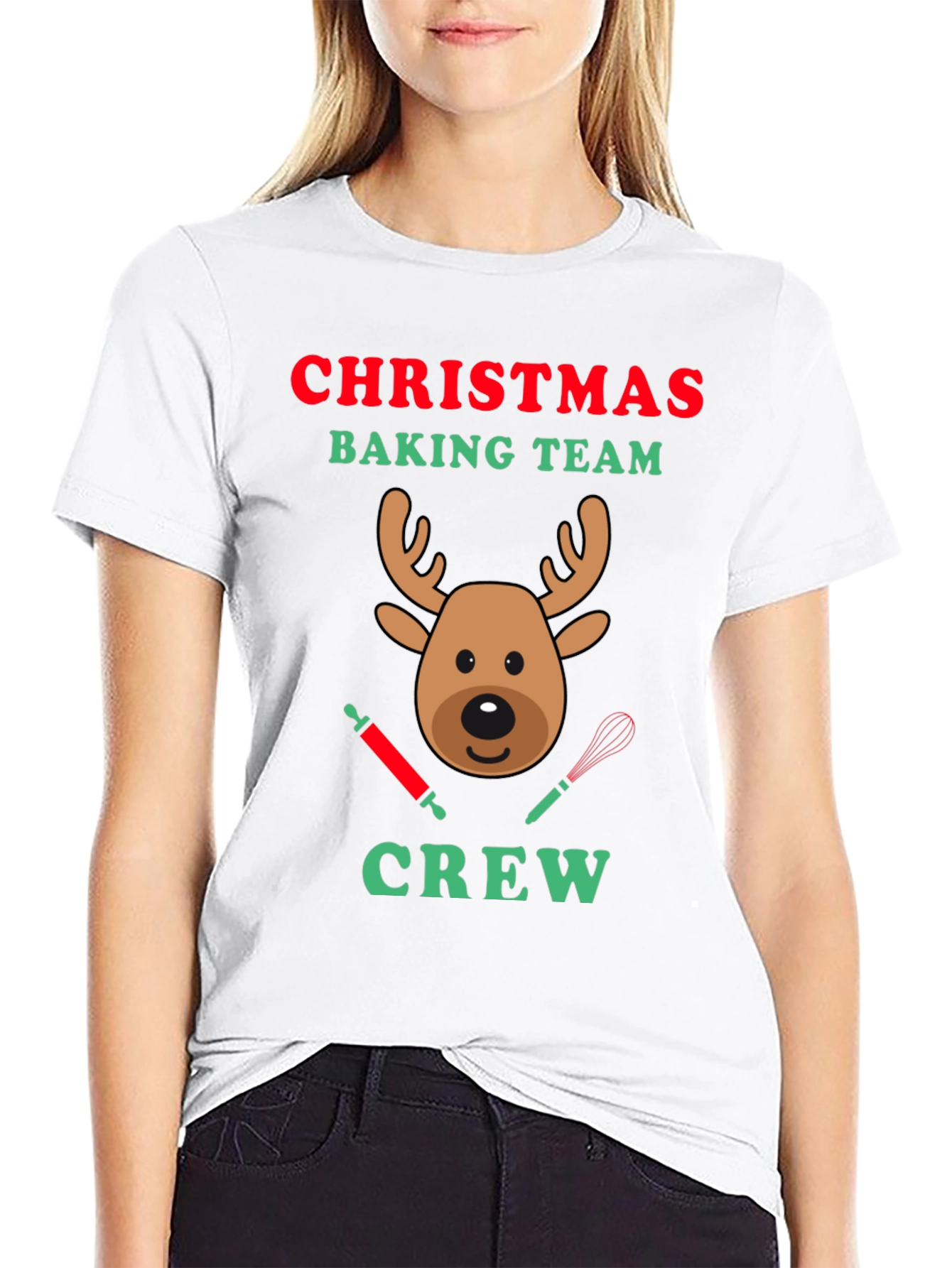 Christmas Baking Team Crew T-Shirt