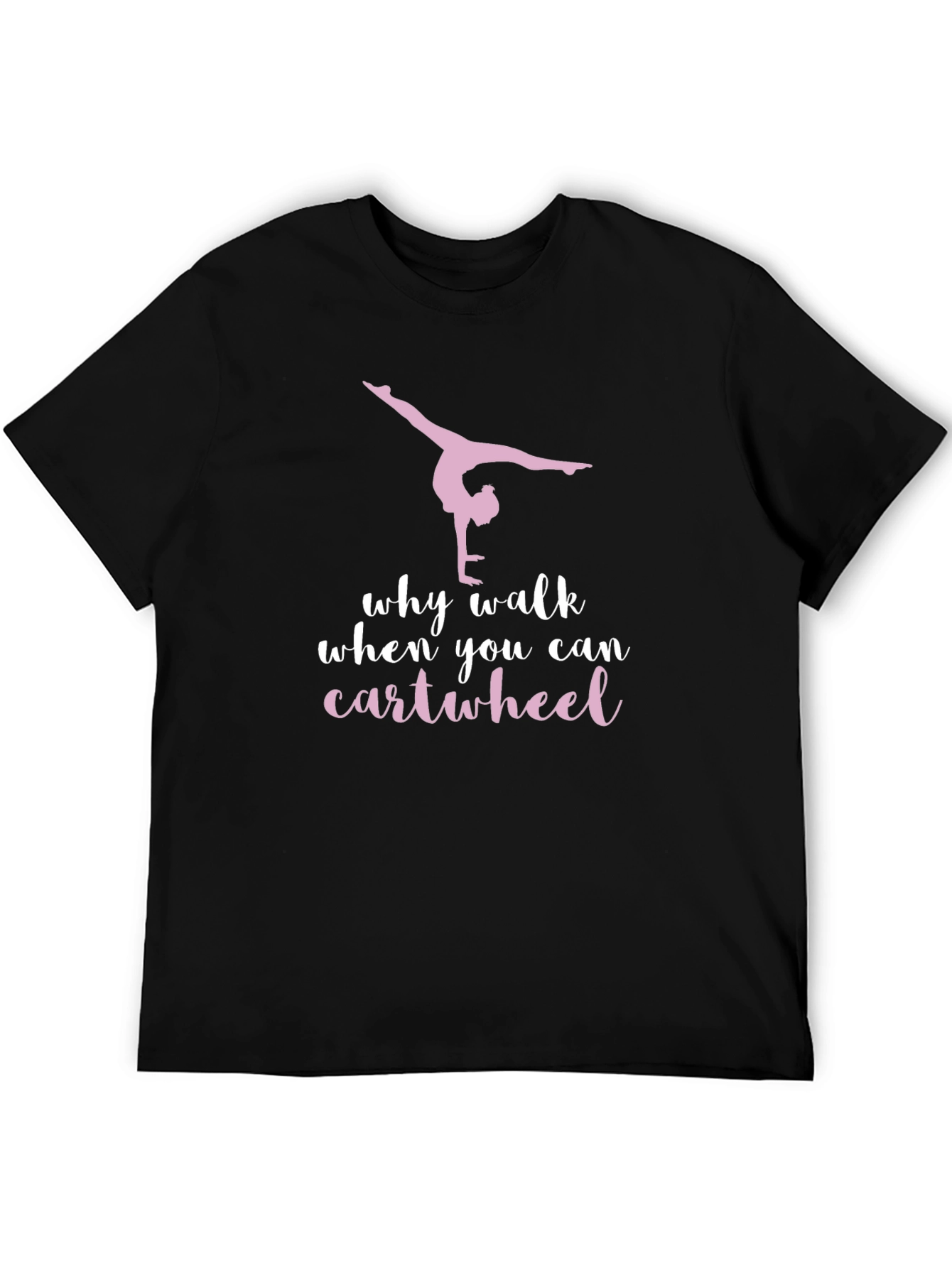 Gymnastics Cartwheel T-Shirt - Black
