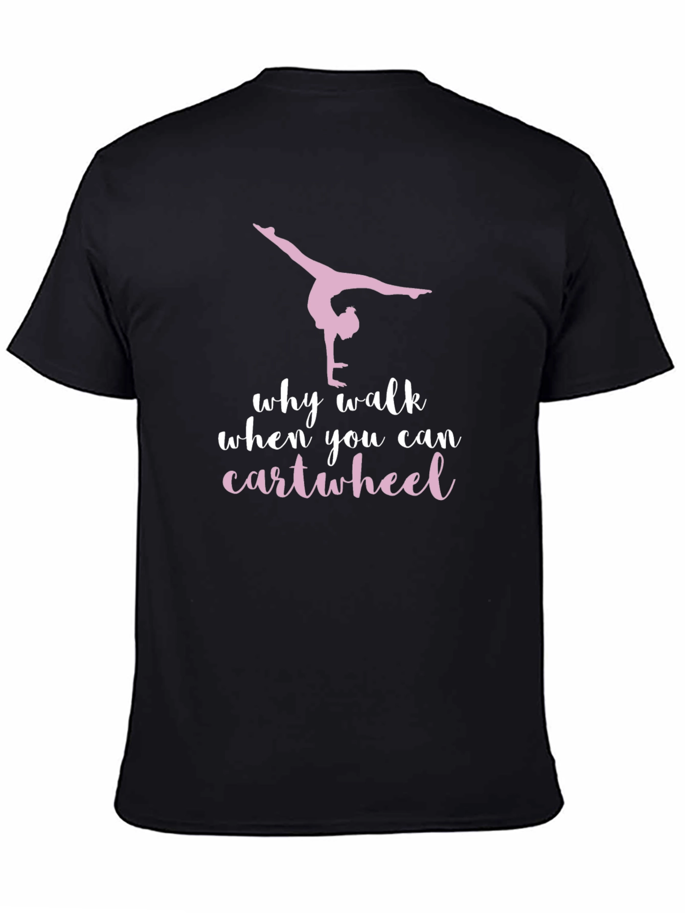 Gymnastics Cartwheel T-Shirt - Black