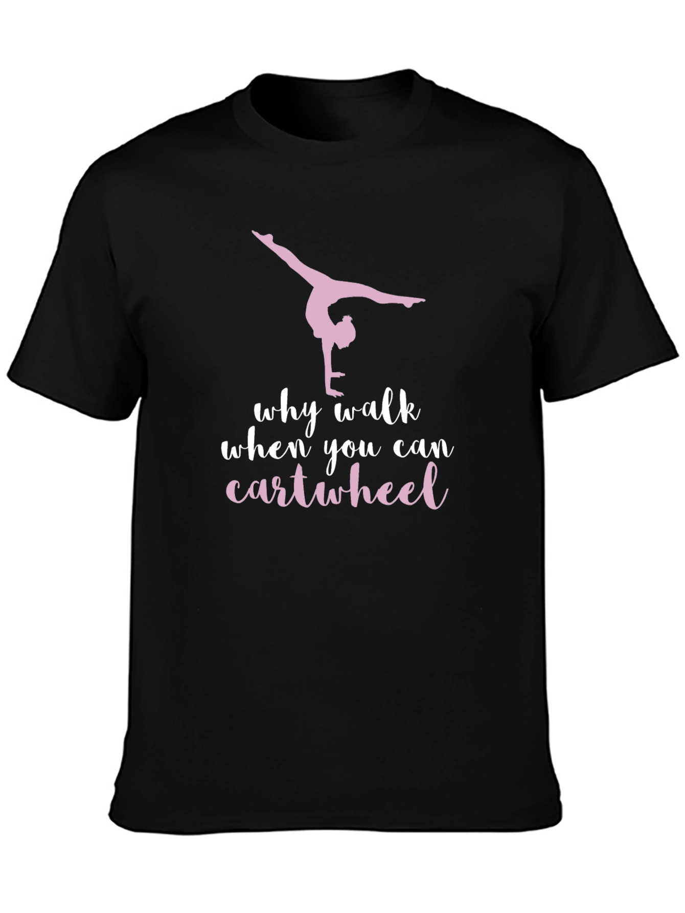 Gymnastics Cartwheel T-Shirt - Black