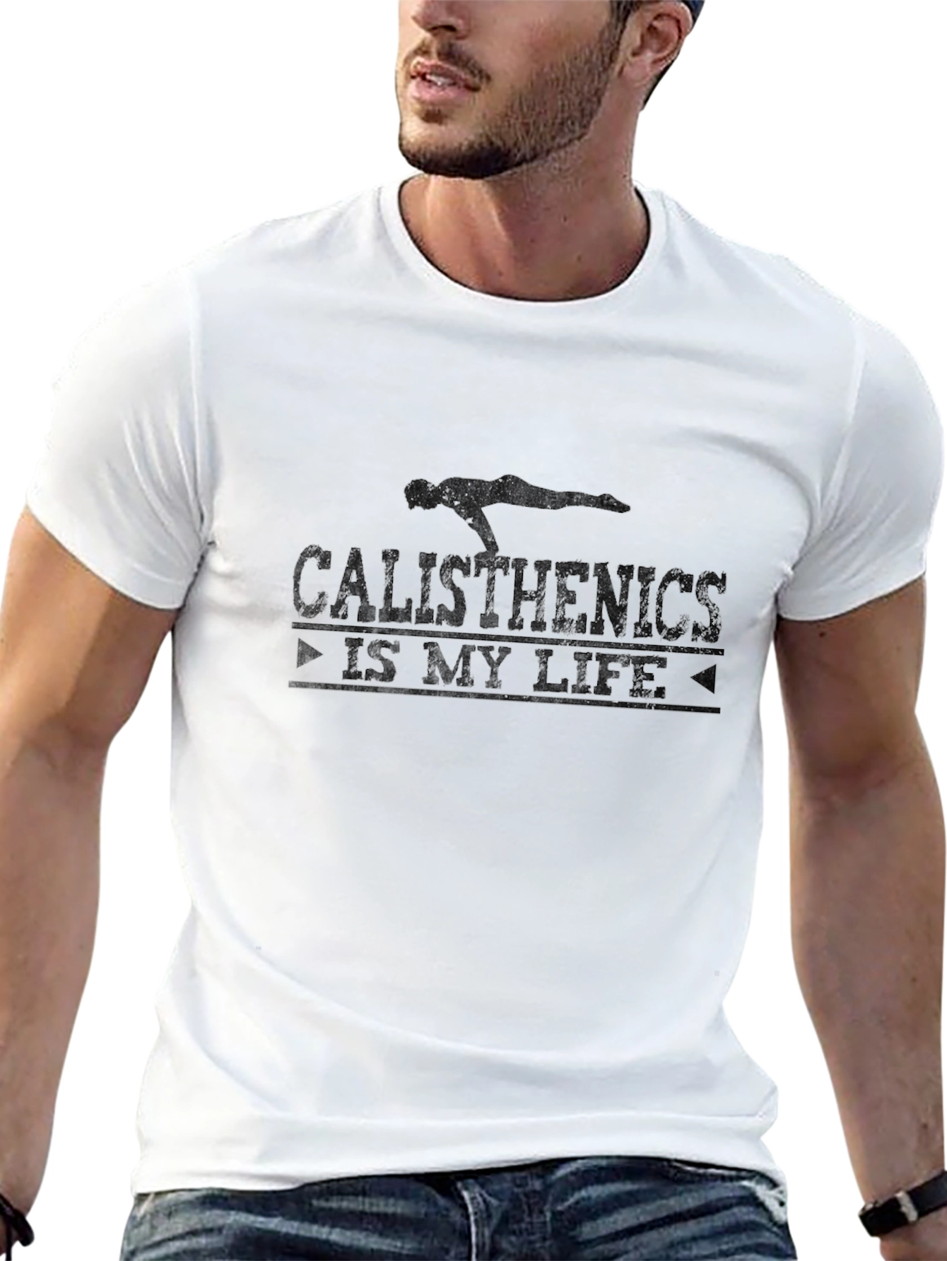Calisthenics Is My Life Black T-Shirt