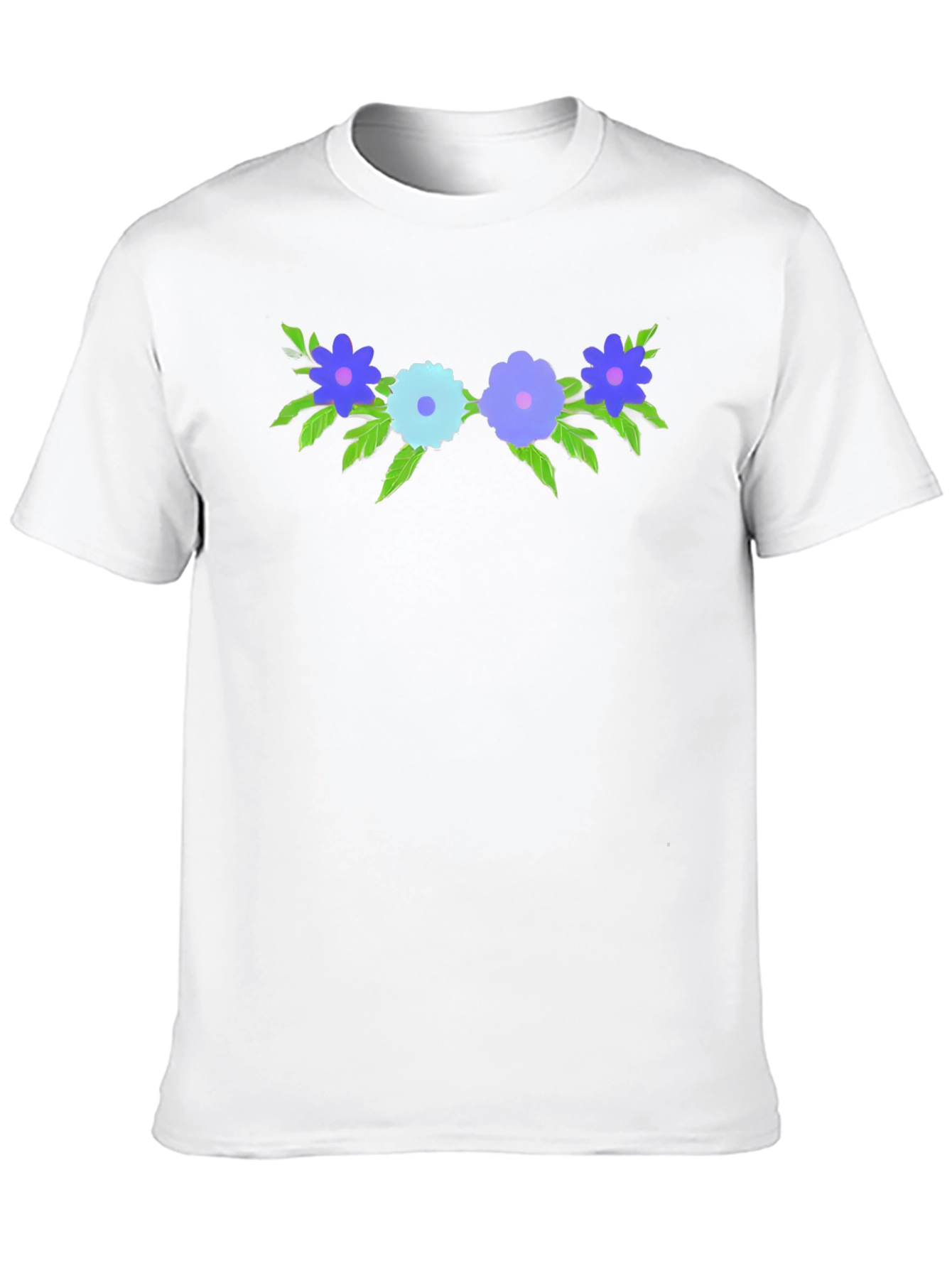 Floral Crown Graphic Tee - Soft Cotton Blend