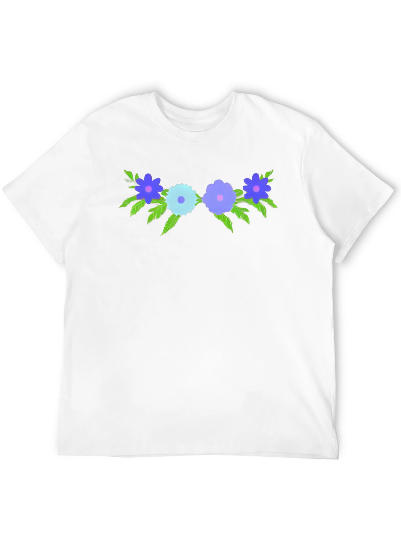 Floral Crown Graphic Tee - Soft Cotton Blend