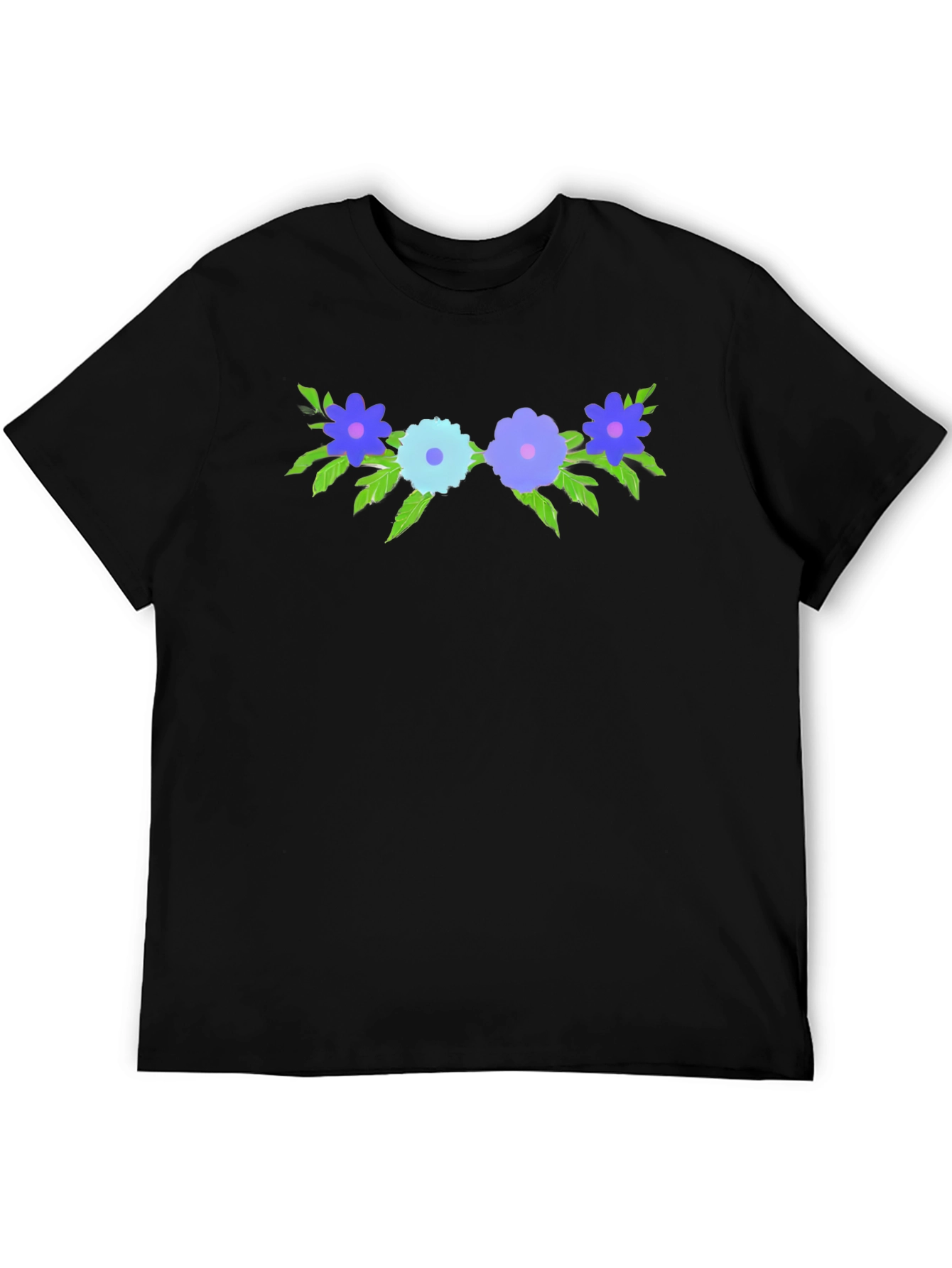 Floral Crown Graphic Tee - Soft Cotton Blend