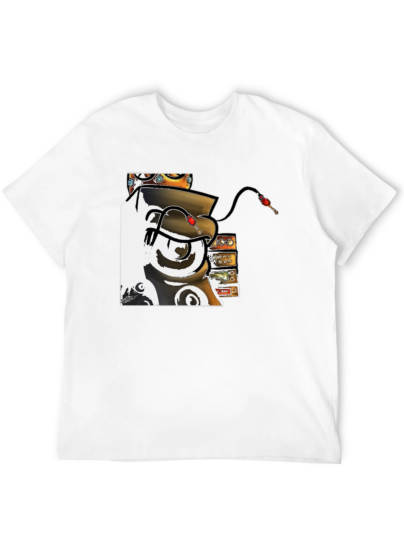 Funky Music Man Black T-Shirt