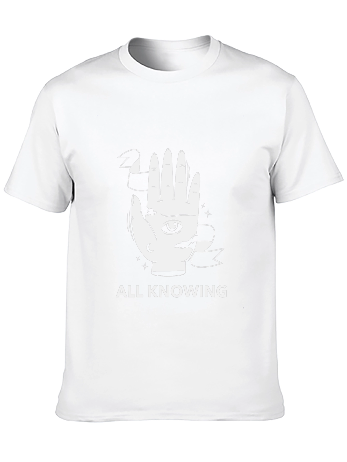 All Knowing Graphic Tee - Unisex Black T-Shirt