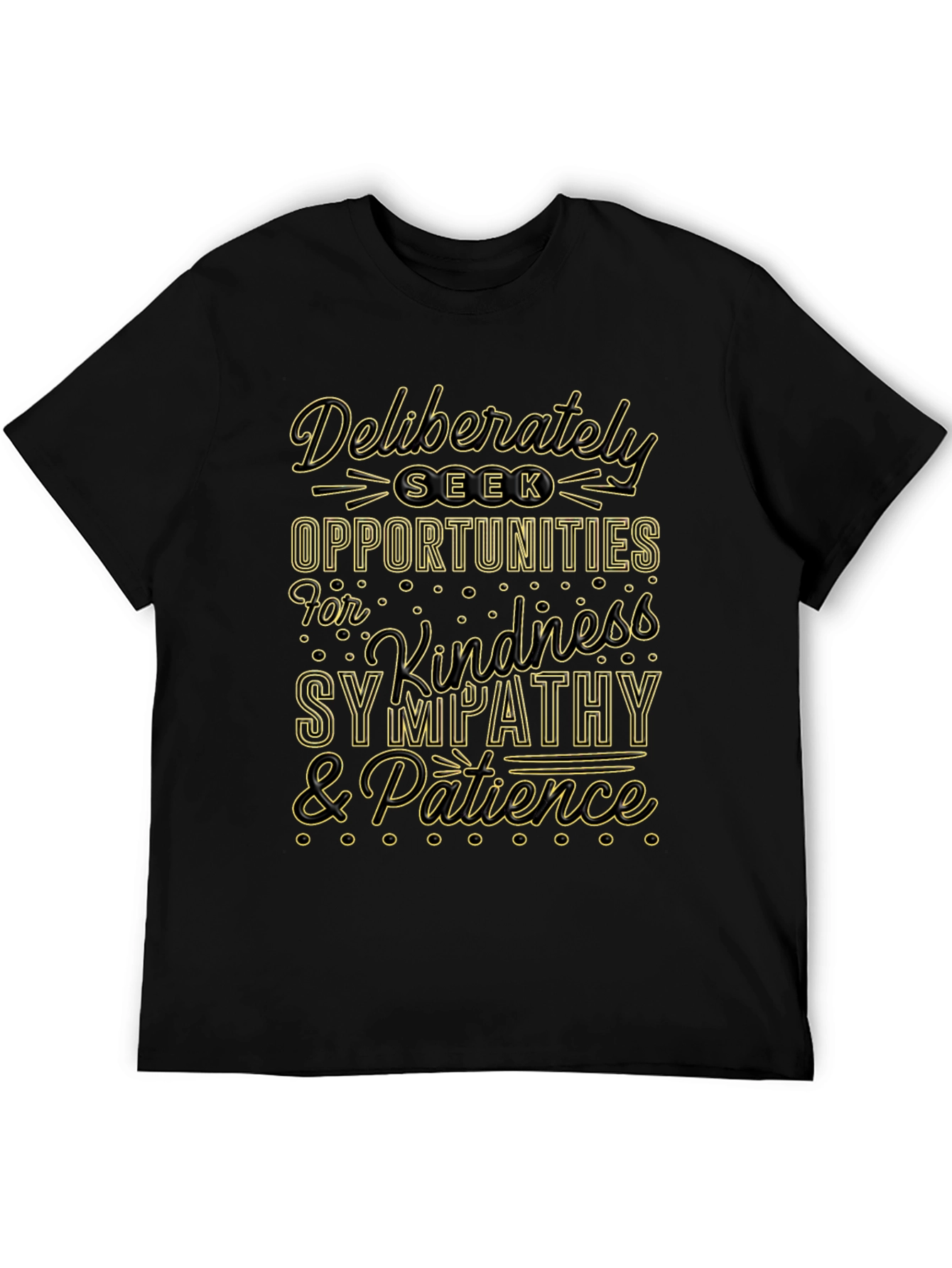 Kindness Sympathy & Patience Graphic T-Shirt