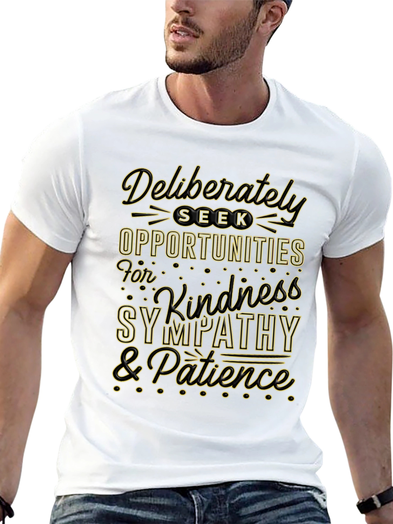 Kindness Sympathy & Patience Graphic T-Shirt