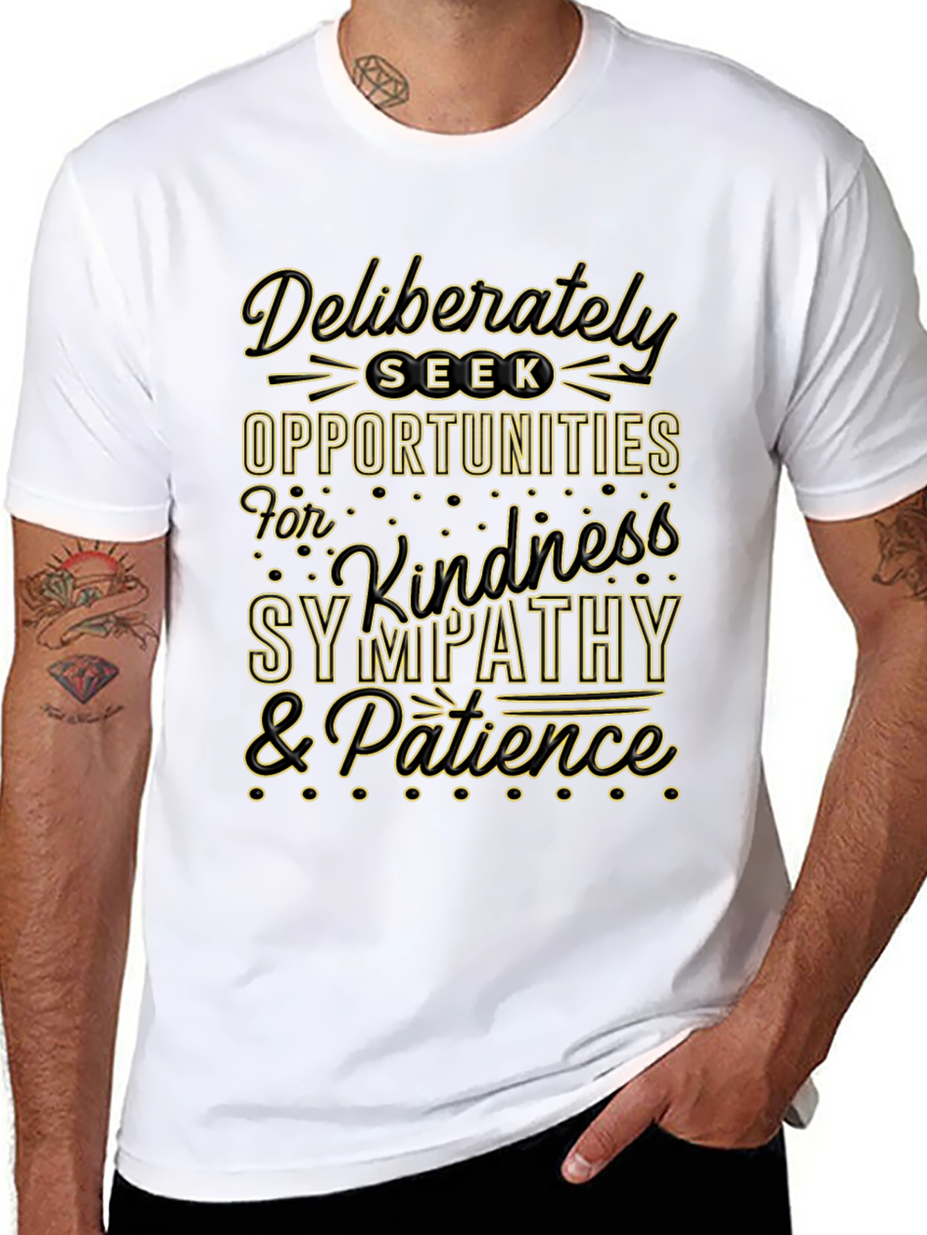 Kindness Sympathy & Patience Graphic T-Shirt