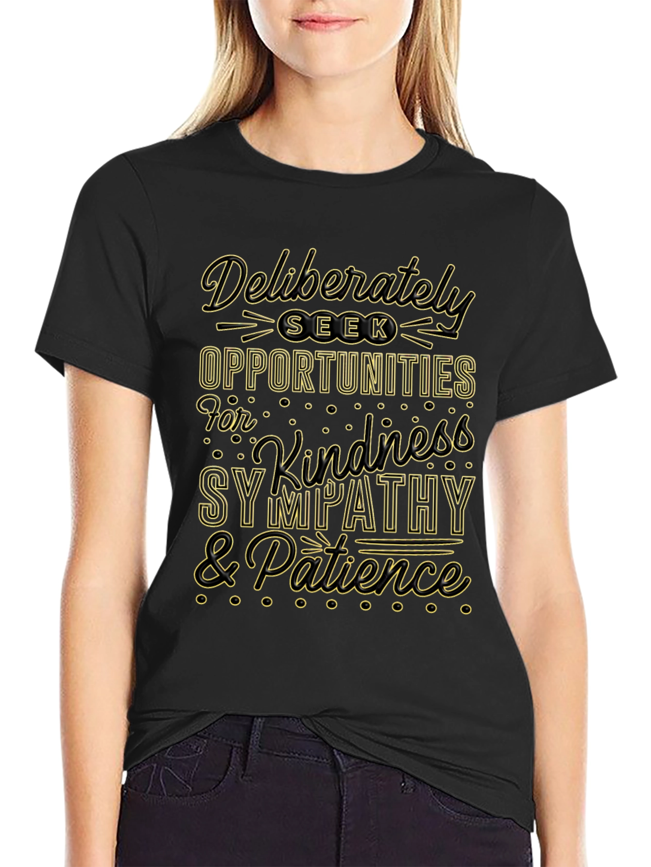 Kindness Sympathy & Patience Graphic T-Shirt