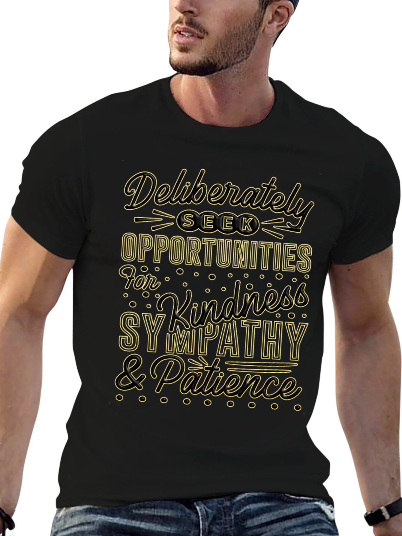Kindness Sympathy & Patience Graphic T-Shirt