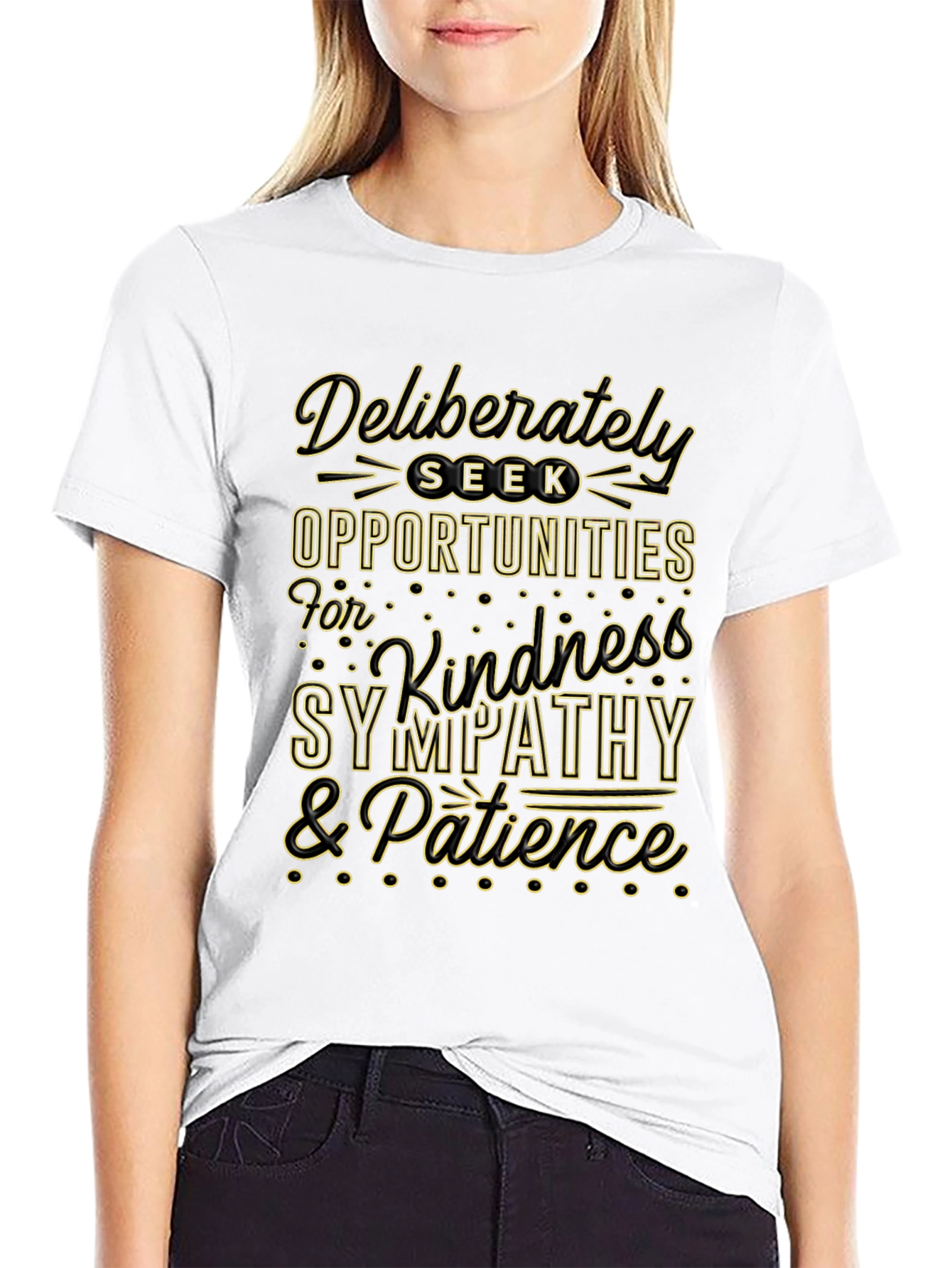 Kindness Sympathy & Patience Graphic T-Shirt