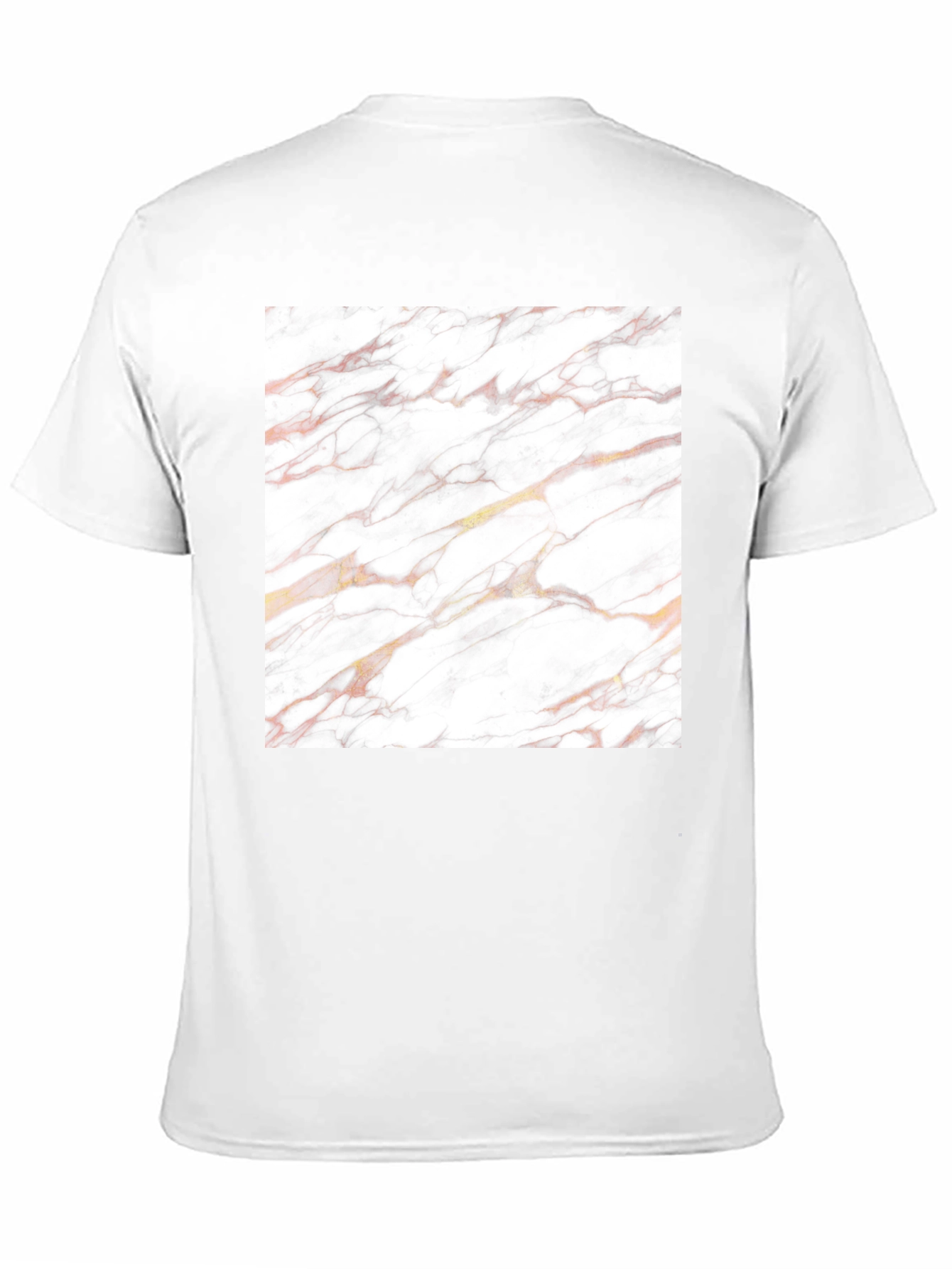 Marble Texture Graphic Black Tee