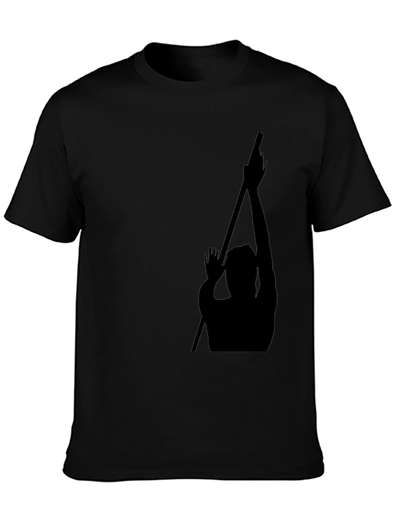 Black Silhouette Graphic Tee - Modern Fit