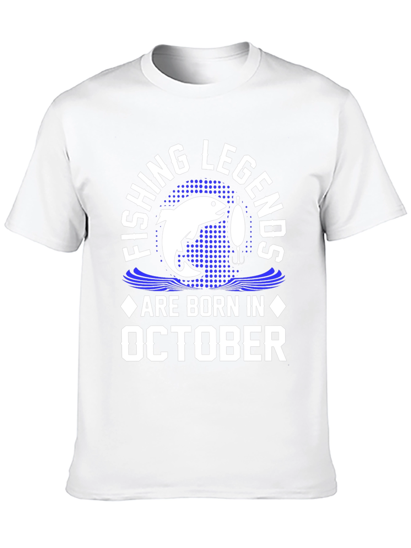 Fishing Legends October Birthday T-Shirt