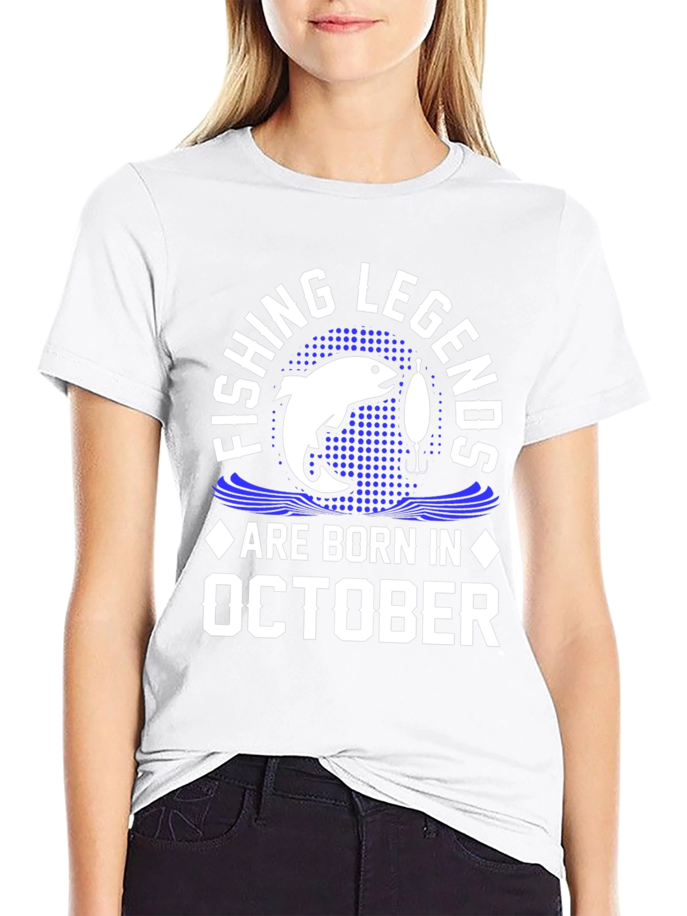Fishing Legends October Birthday T-Shirt
