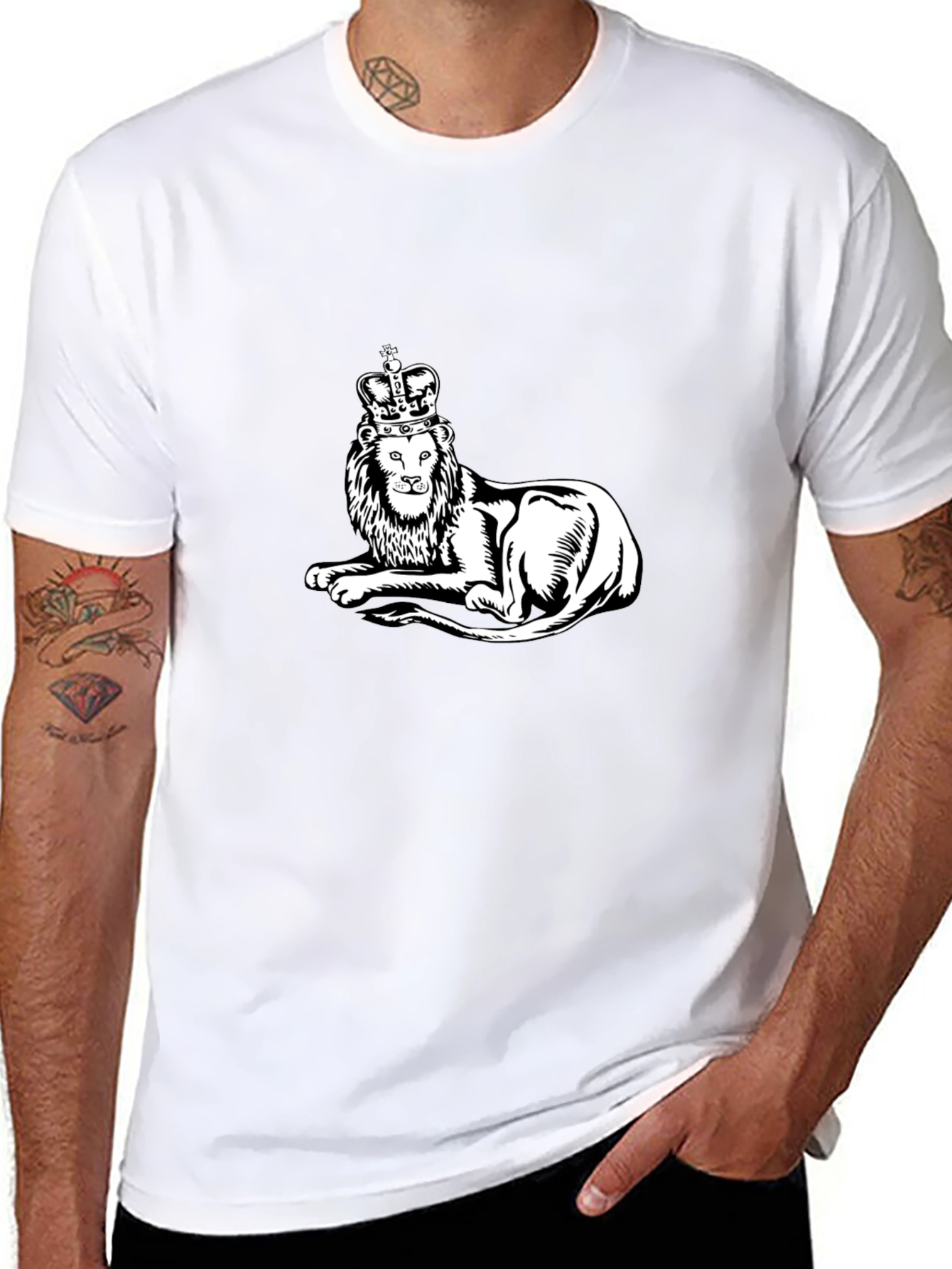 Lion King Graphic T-Shirt - Black