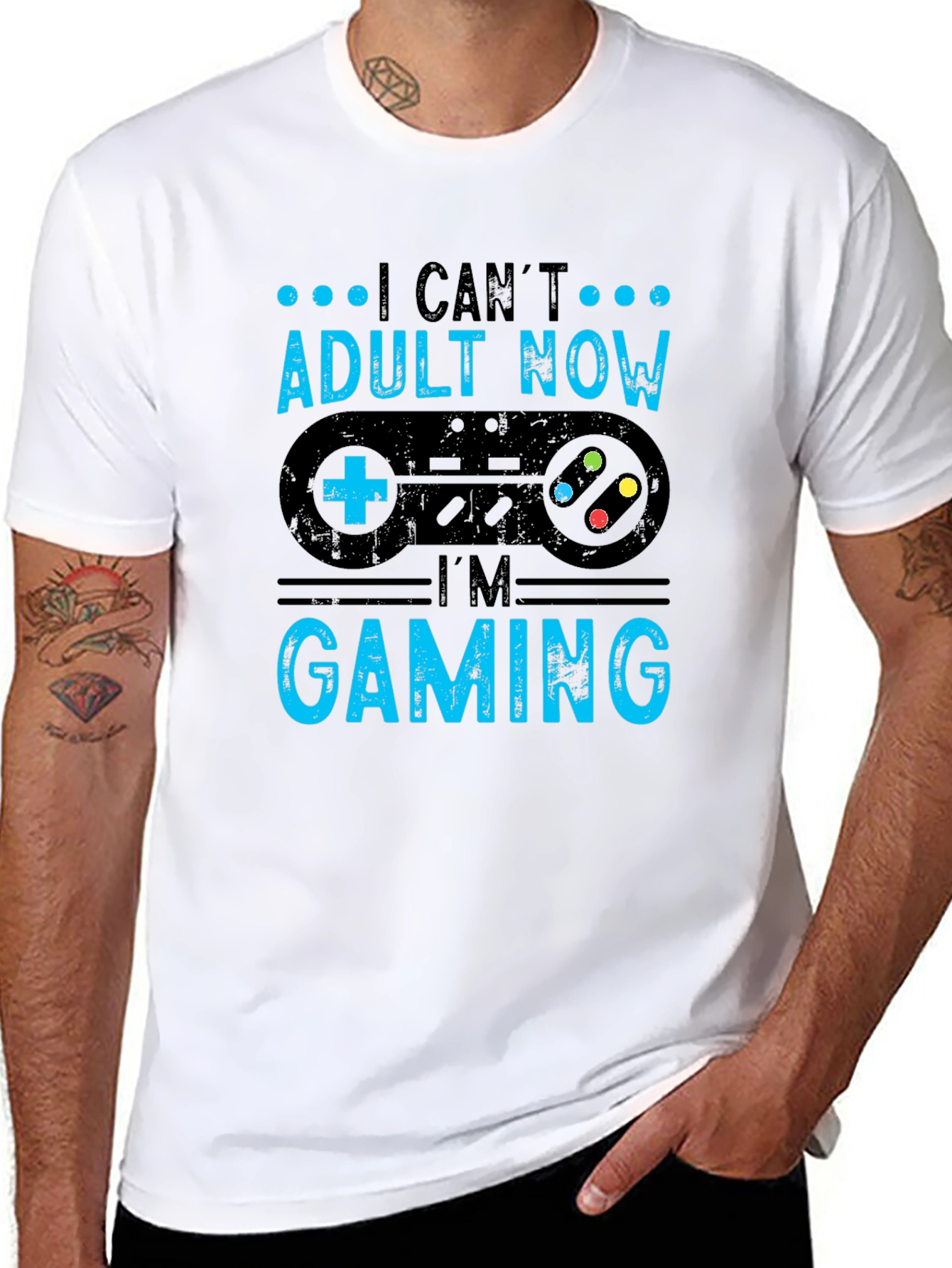 I Cant Adult Now Im Gaming T-Shirt