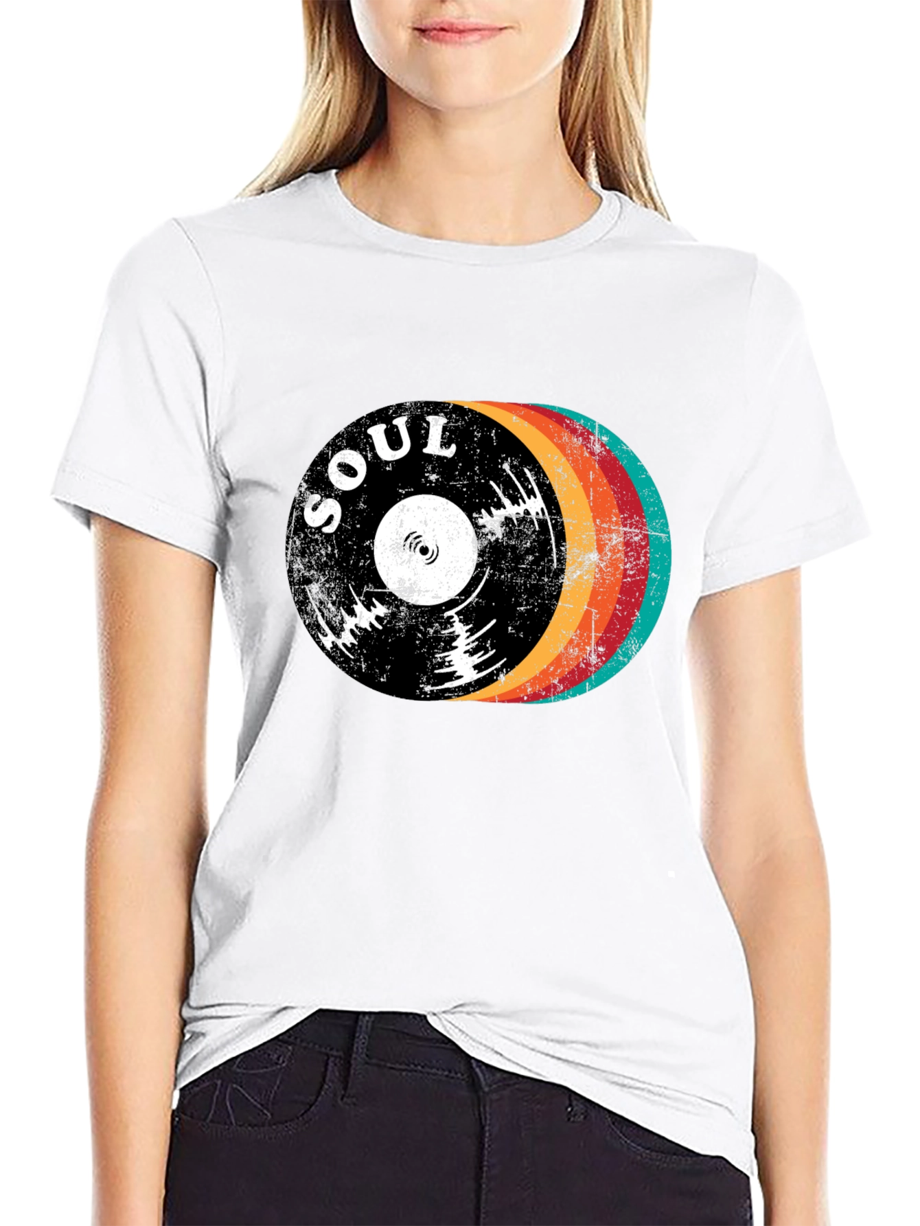 Retro Soul Record Graphic Tee