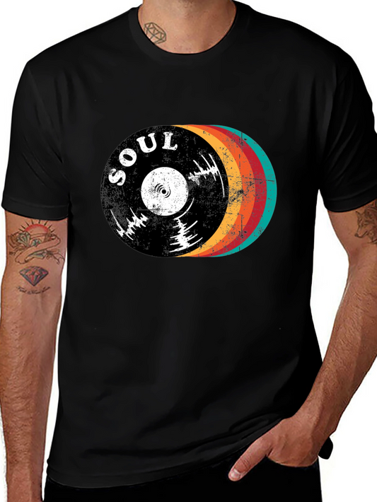 Retro Soul Record Graphic Tee