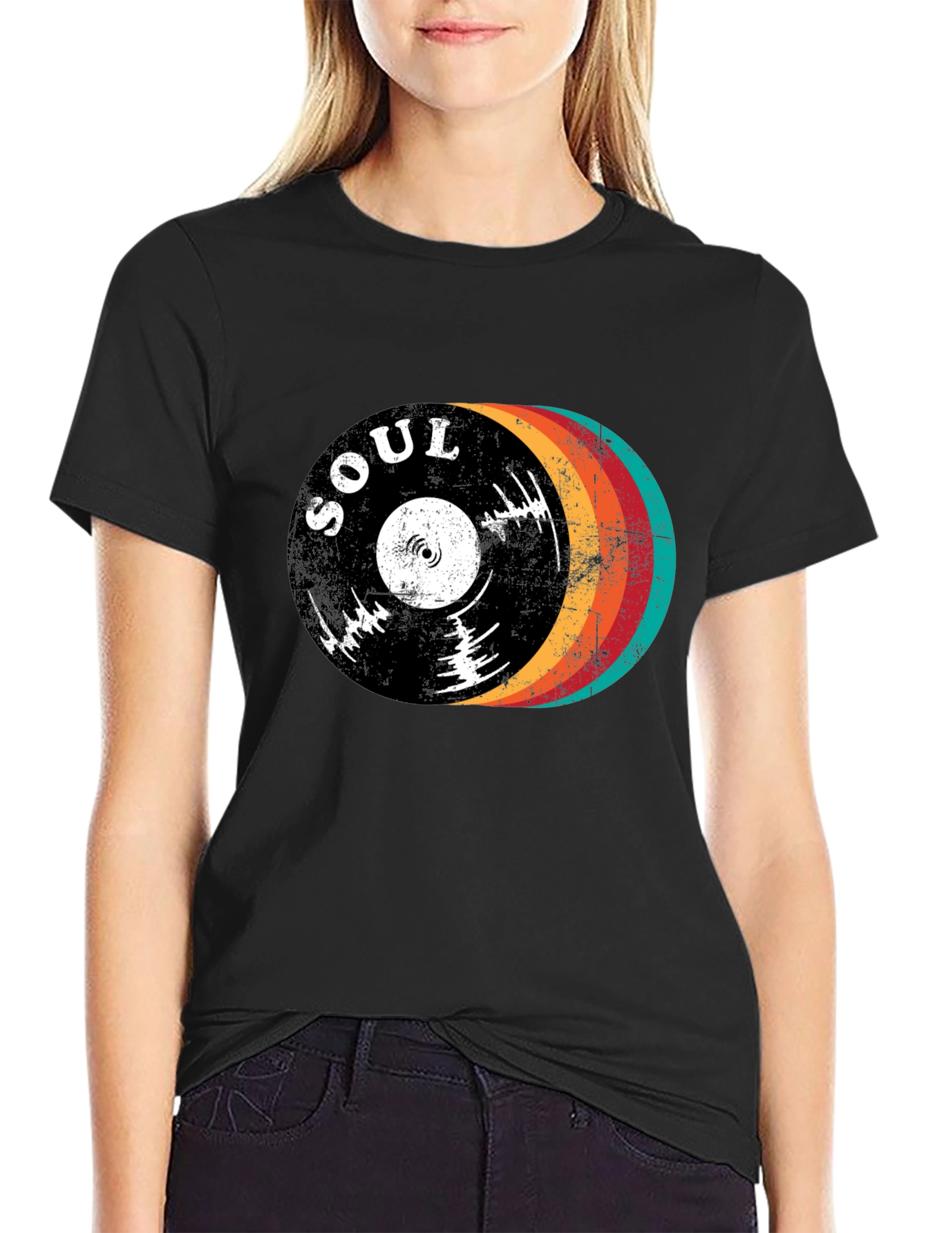 Retro Soul Record Graphic Tee