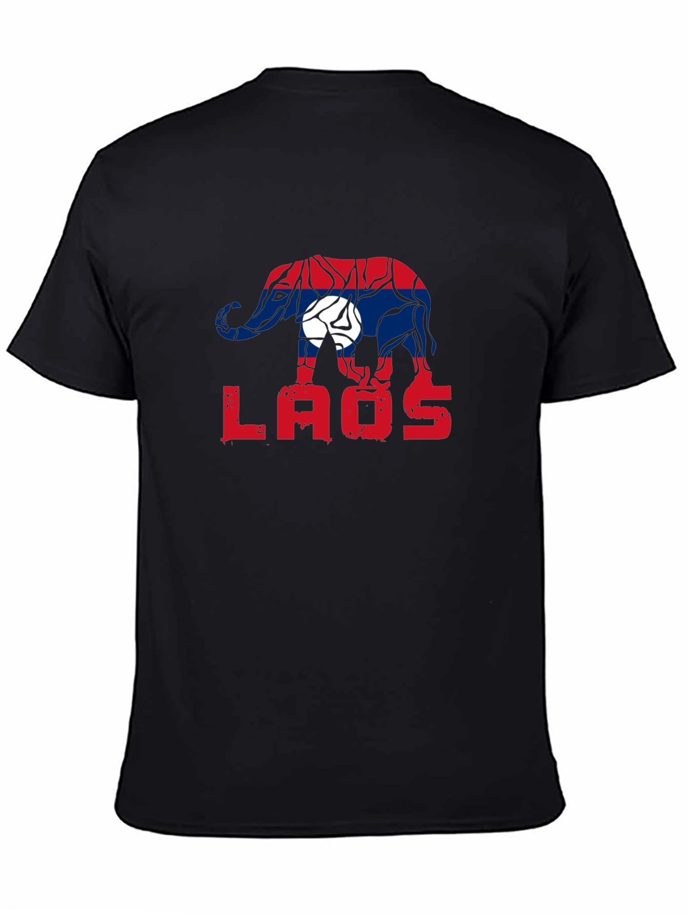 Laos Elephant Flag Graphic Tee