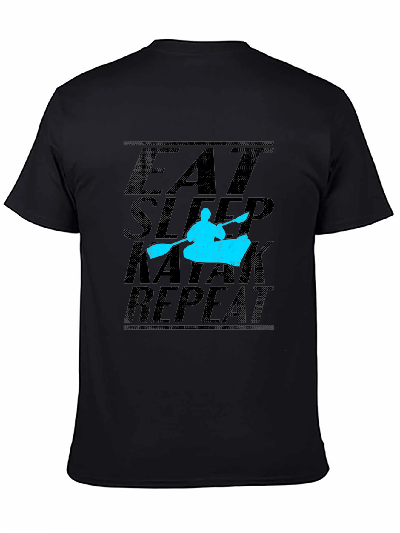 Eat Sleep Kayak Repeat Graphic Tee
