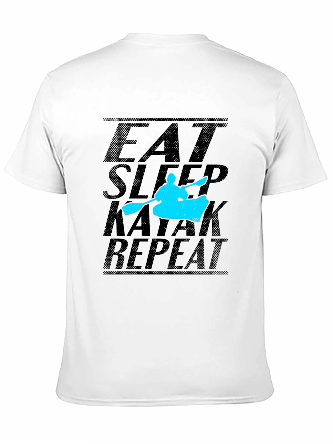 Eat Sleep Kayak Repeat Graphic Tee