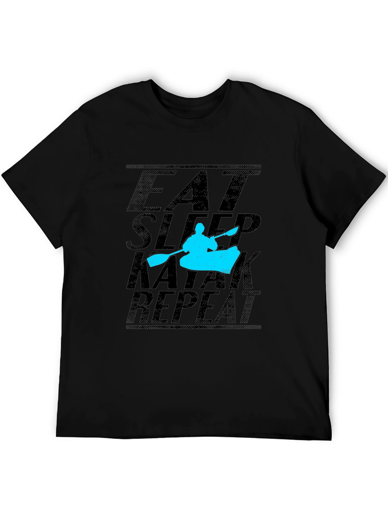 Eat Sleep Kayak Repeat Graphic Tee