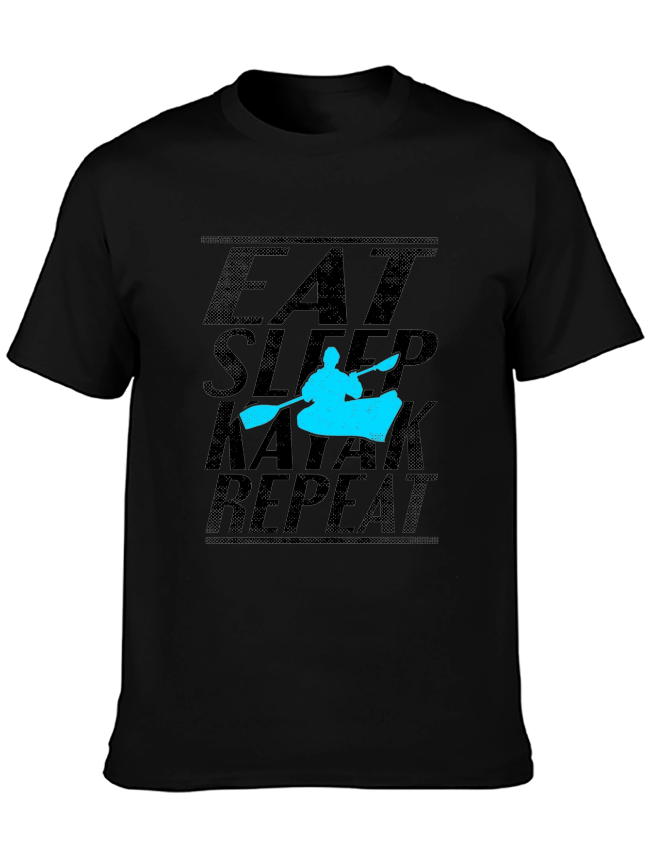 Eat Sleep Kayak Repeat Graphic Tee