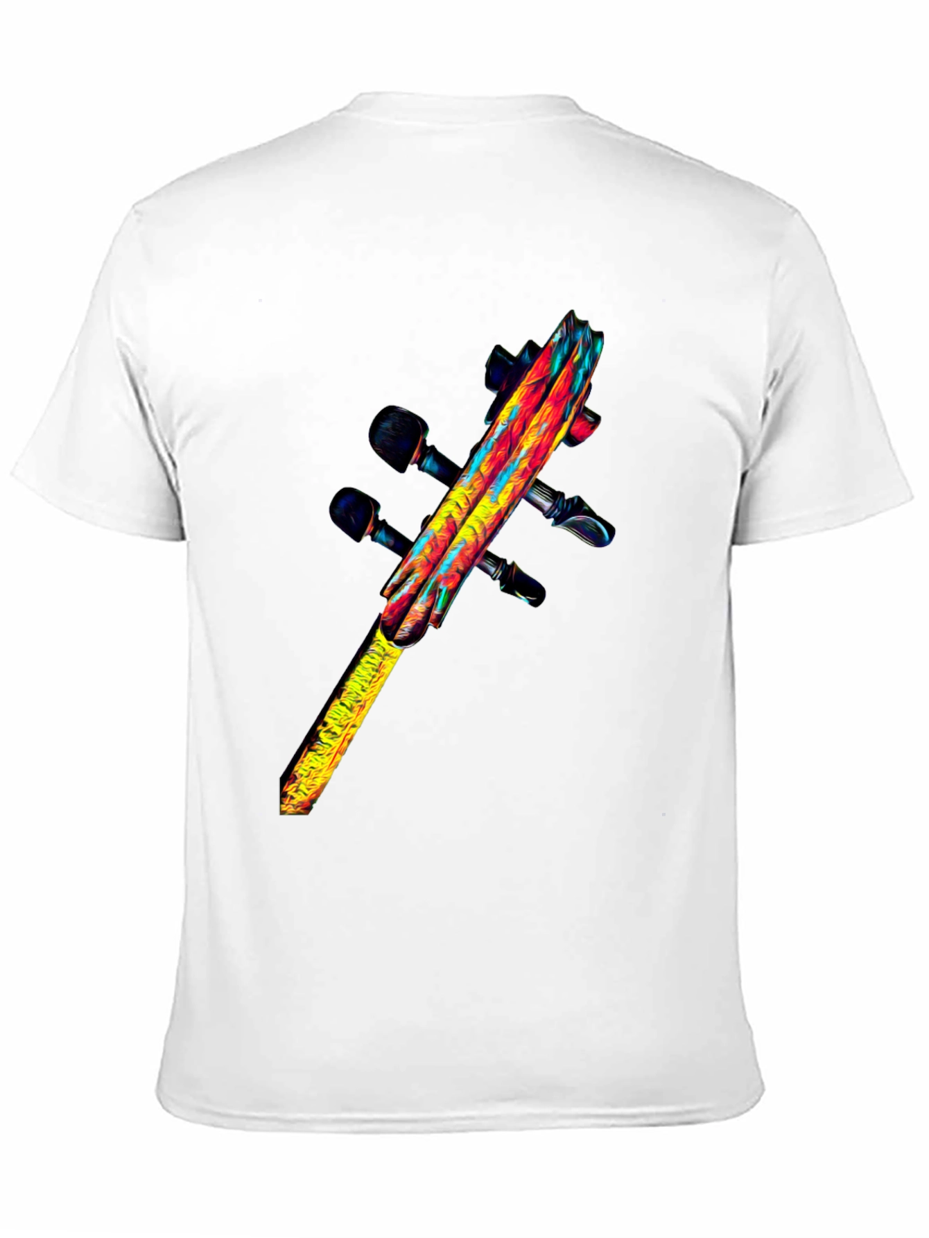 Abstract Violin Graphic Tee