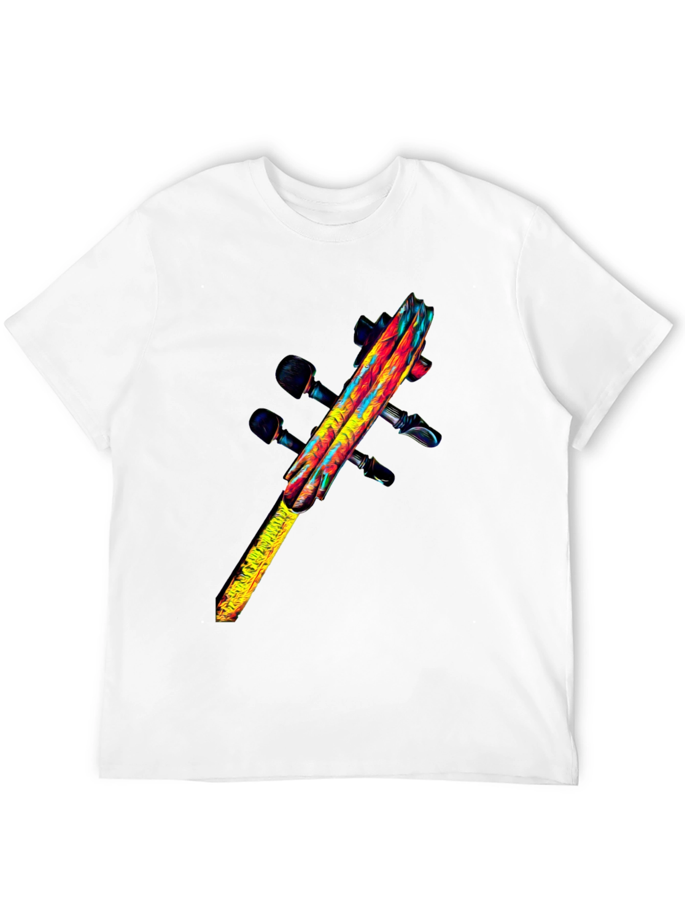Abstract Violin Graphic Tee