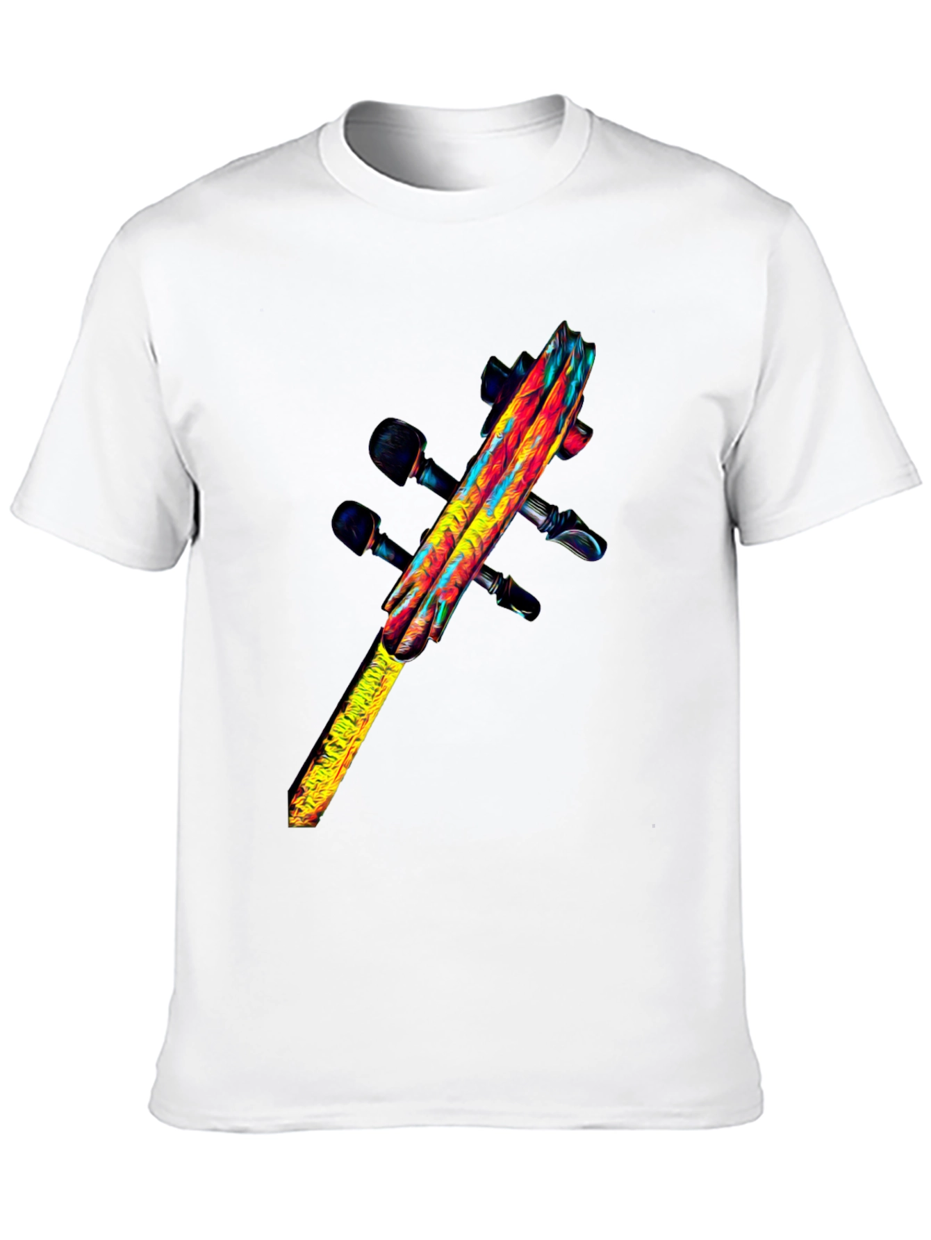 Abstract Violin Graphic Tee