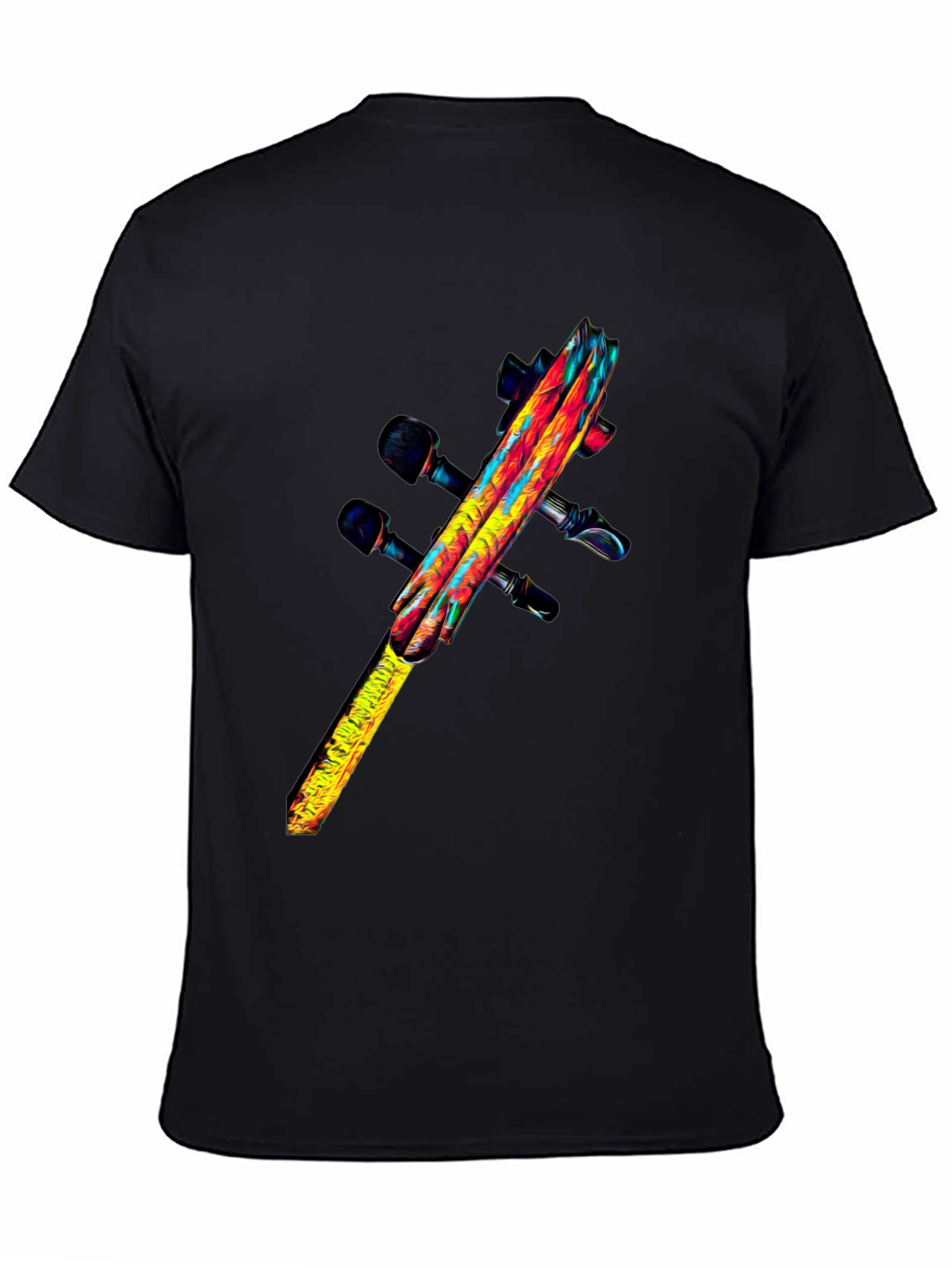 Abstract Violin Graphic Tee