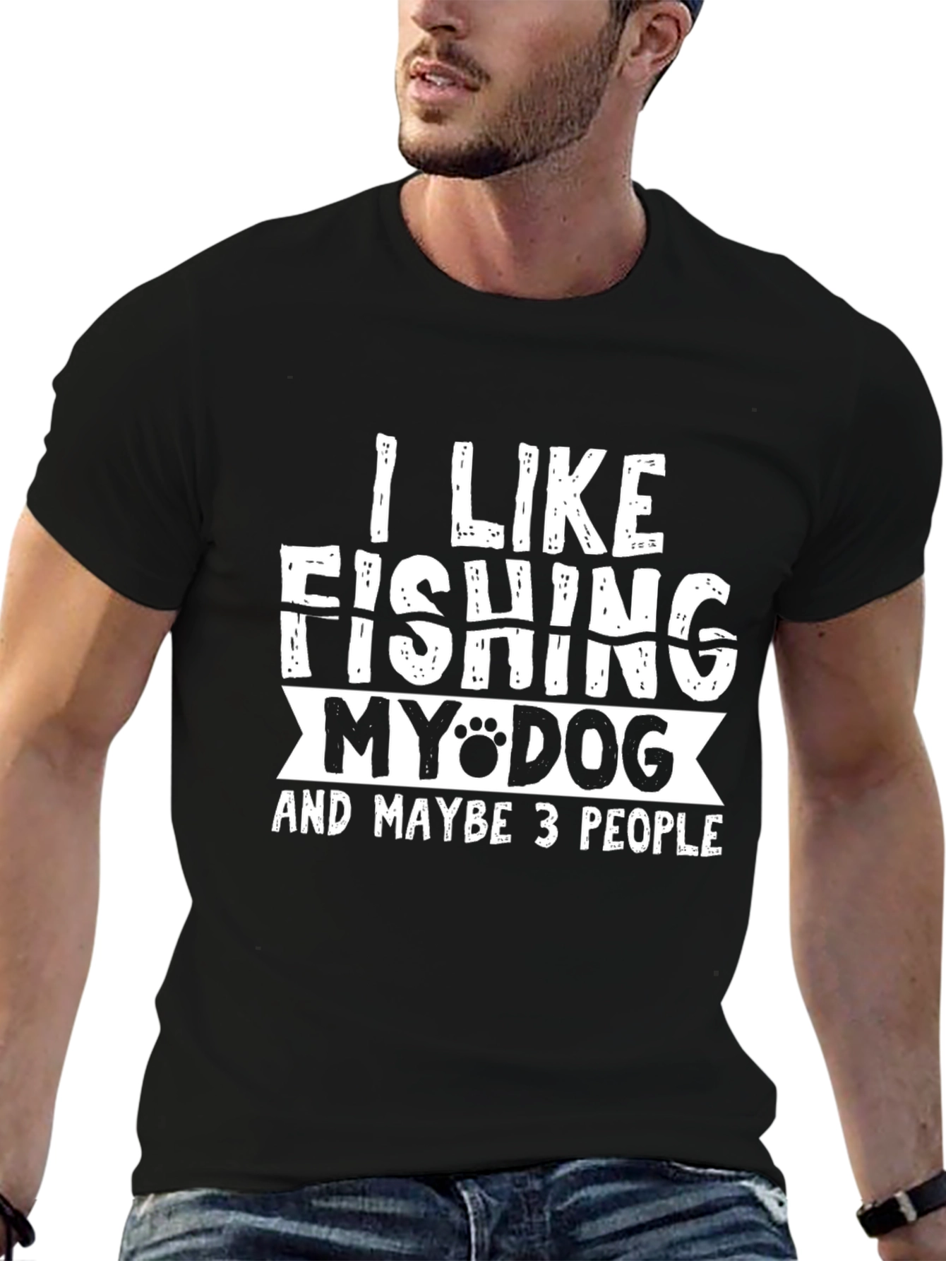 Funny Fishing & Dog Lover T-Shirt