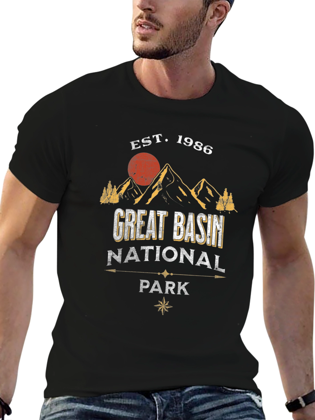 Great Basin National Park Est. 1986 Black T-Shirt
