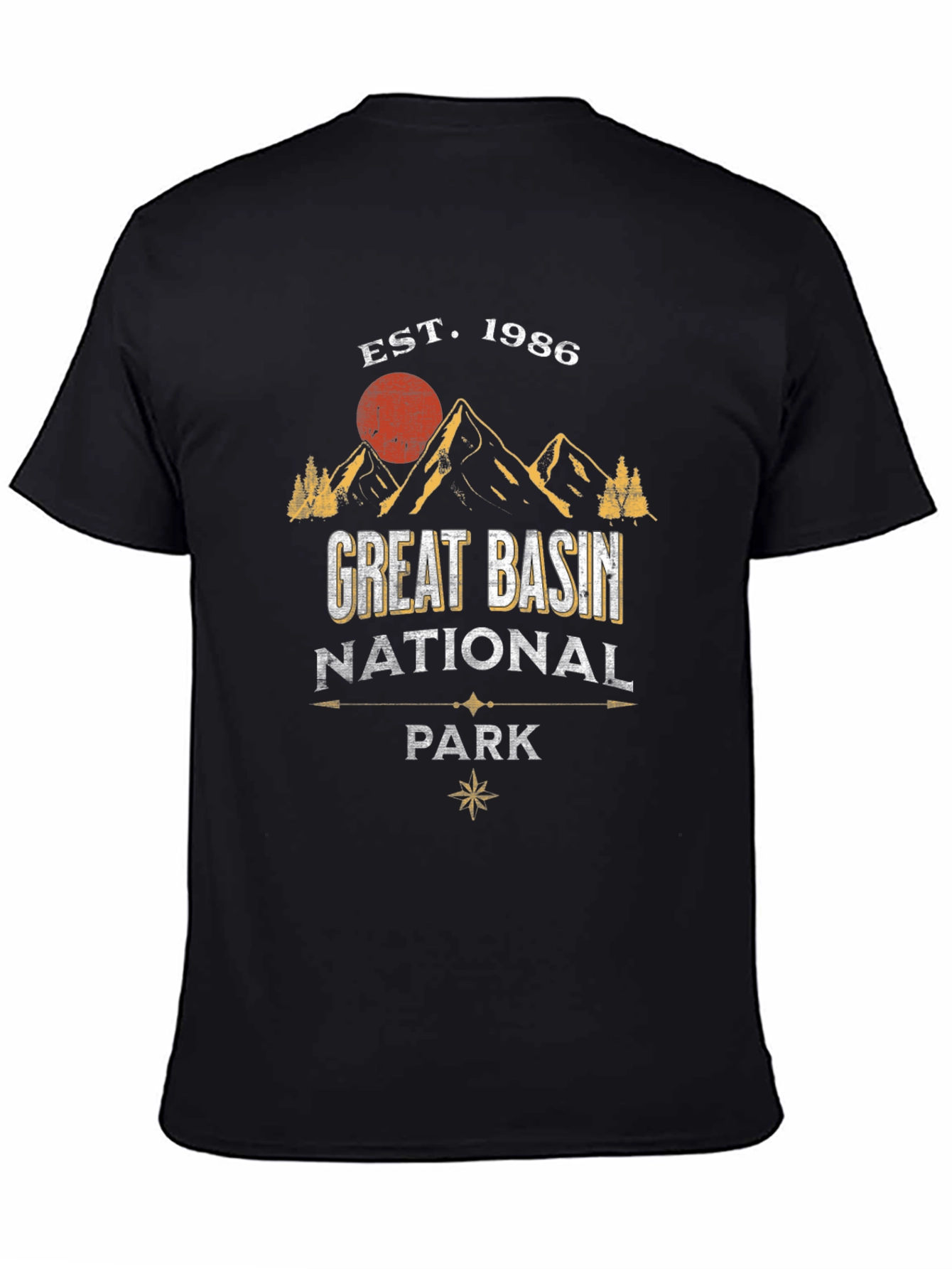 Great Basin National Park Est. 1986 Black T-Shirt