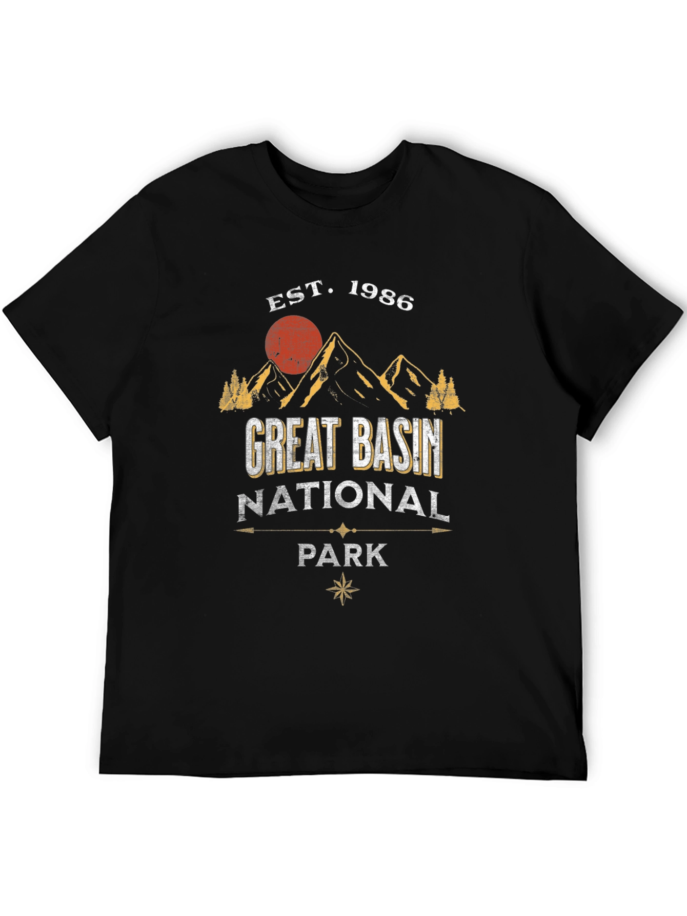 Great Basin National Park Est. 1986 Black T-Shirt