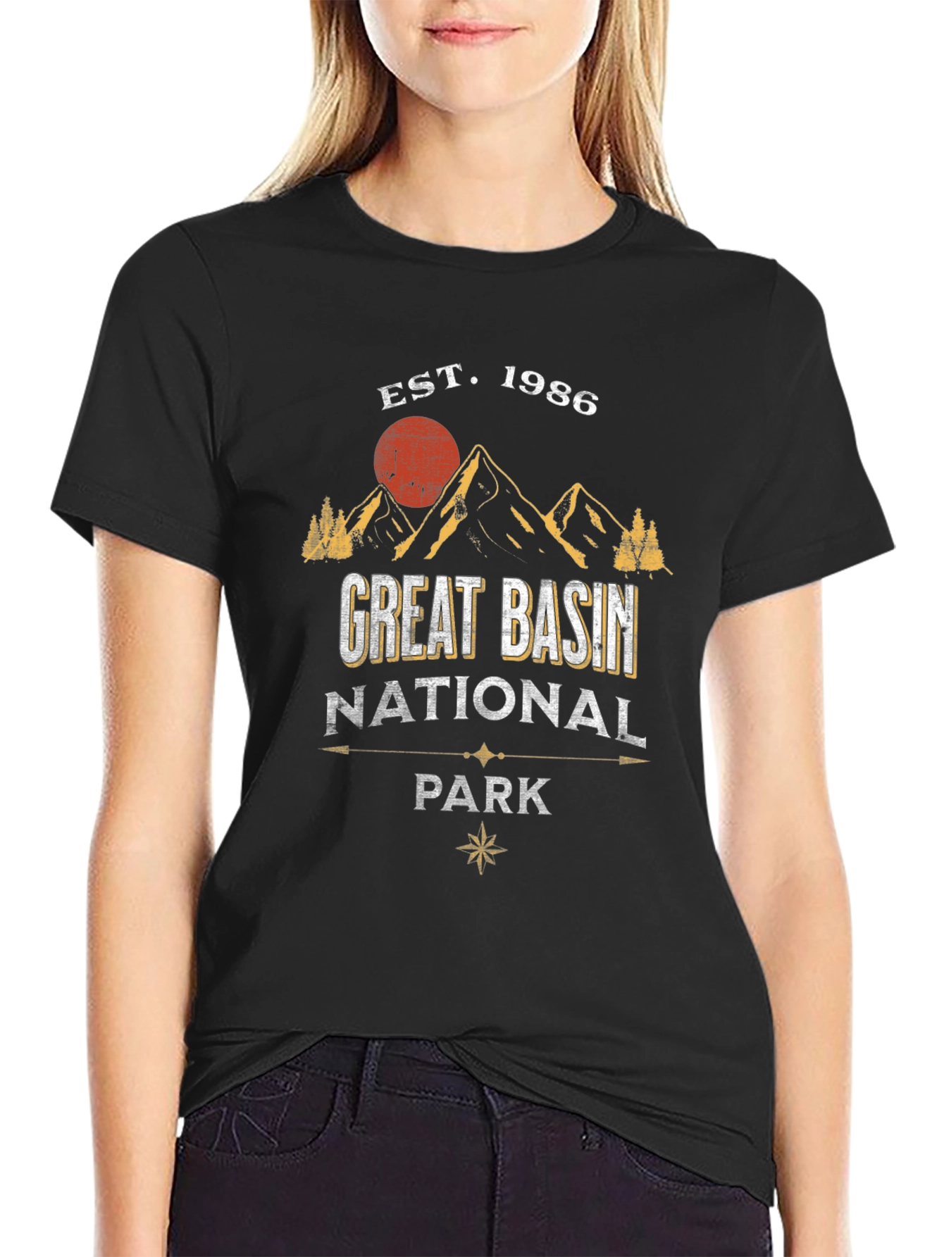 Great Basin National Park Est. 1986 Black T-Shirt
